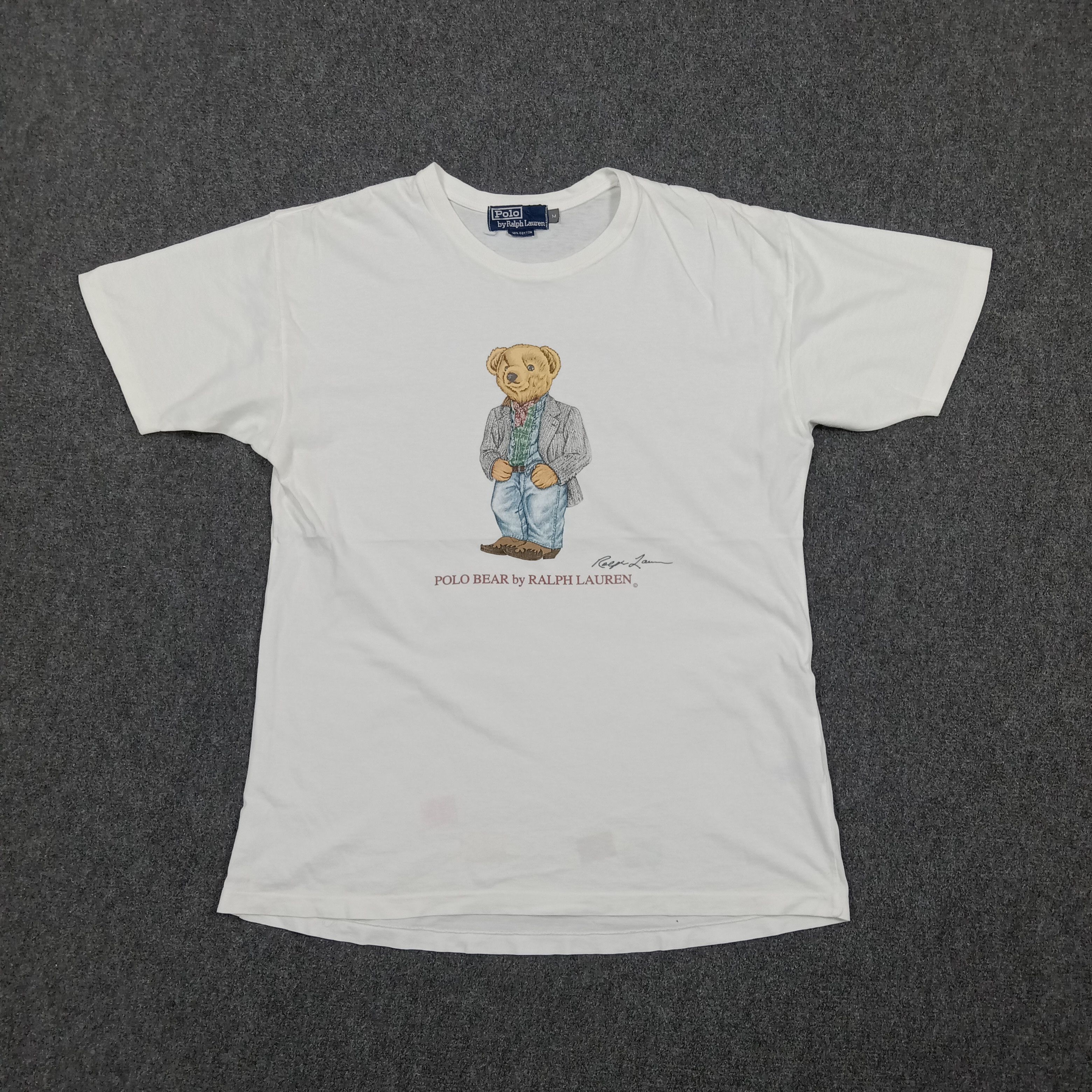Polo Ralph Lauren Polo Bear by Ralph Lauren Single Stitch Tshirt C294N80 Size US M / EU 48-50 / 2 - 1 Thumbnail