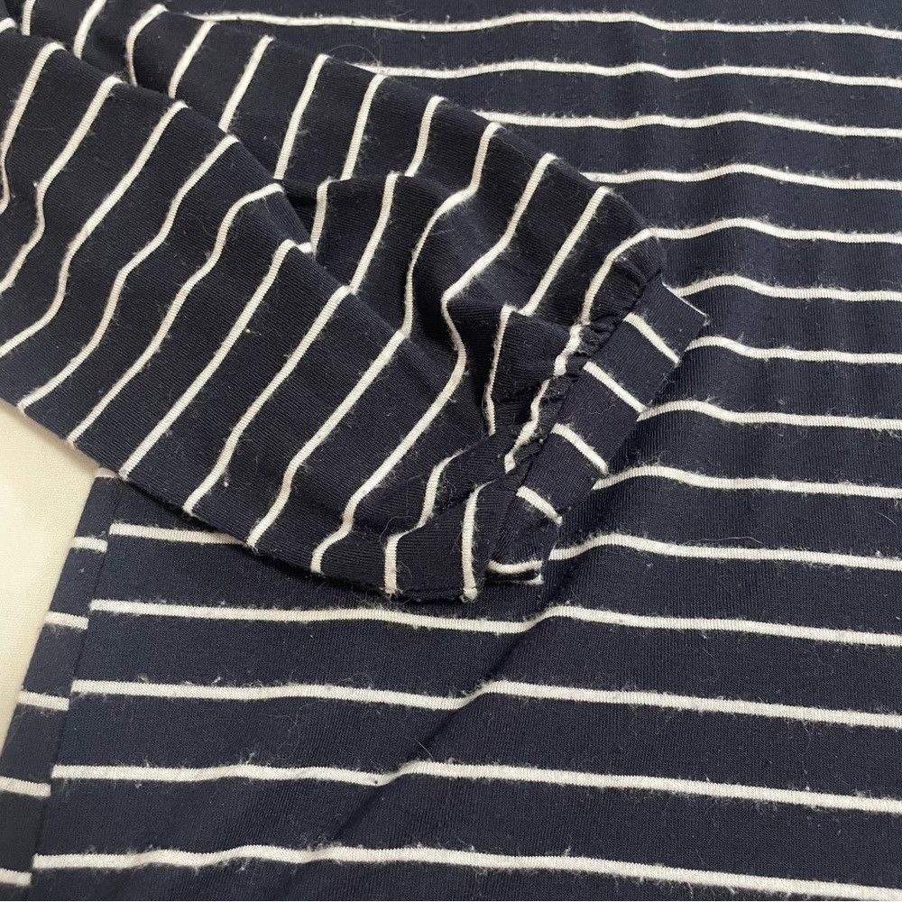 Juicy Couture Juicy Couture Navy Striped Drop Shoulder Long Balloon Sleev Size XS / US 0-2 / IT 36-38 - 9 Thumbnail