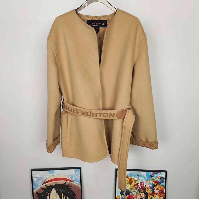 Louis Vuitton Milk Tea Short Coat