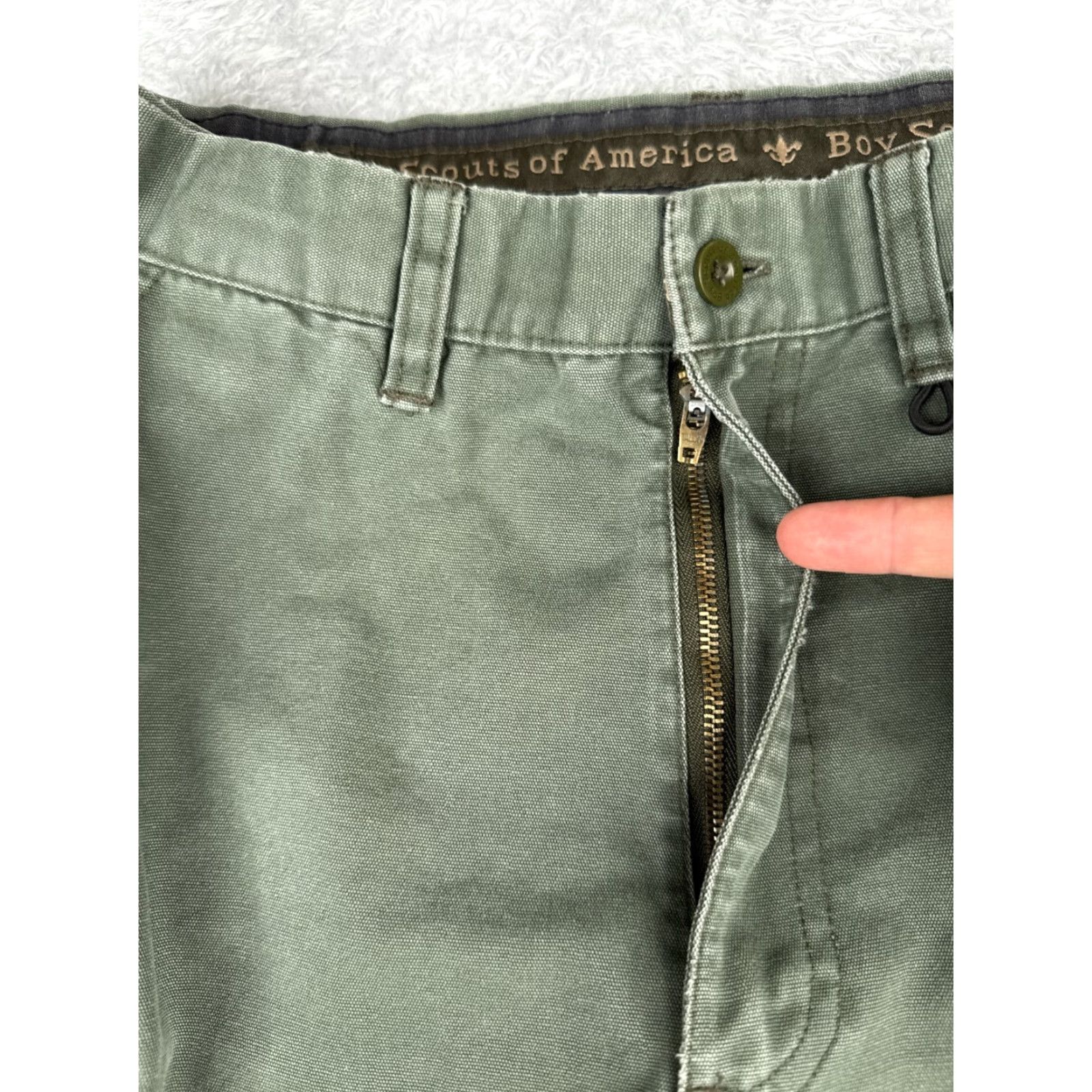 Vintage VINTAGE Boy Scouts Pants Adult 32 Green Cargo Convertible Uniform Cotton Blend 32x31 Mens Boys Size US 32 / EU 48 - 5 Thumbnail