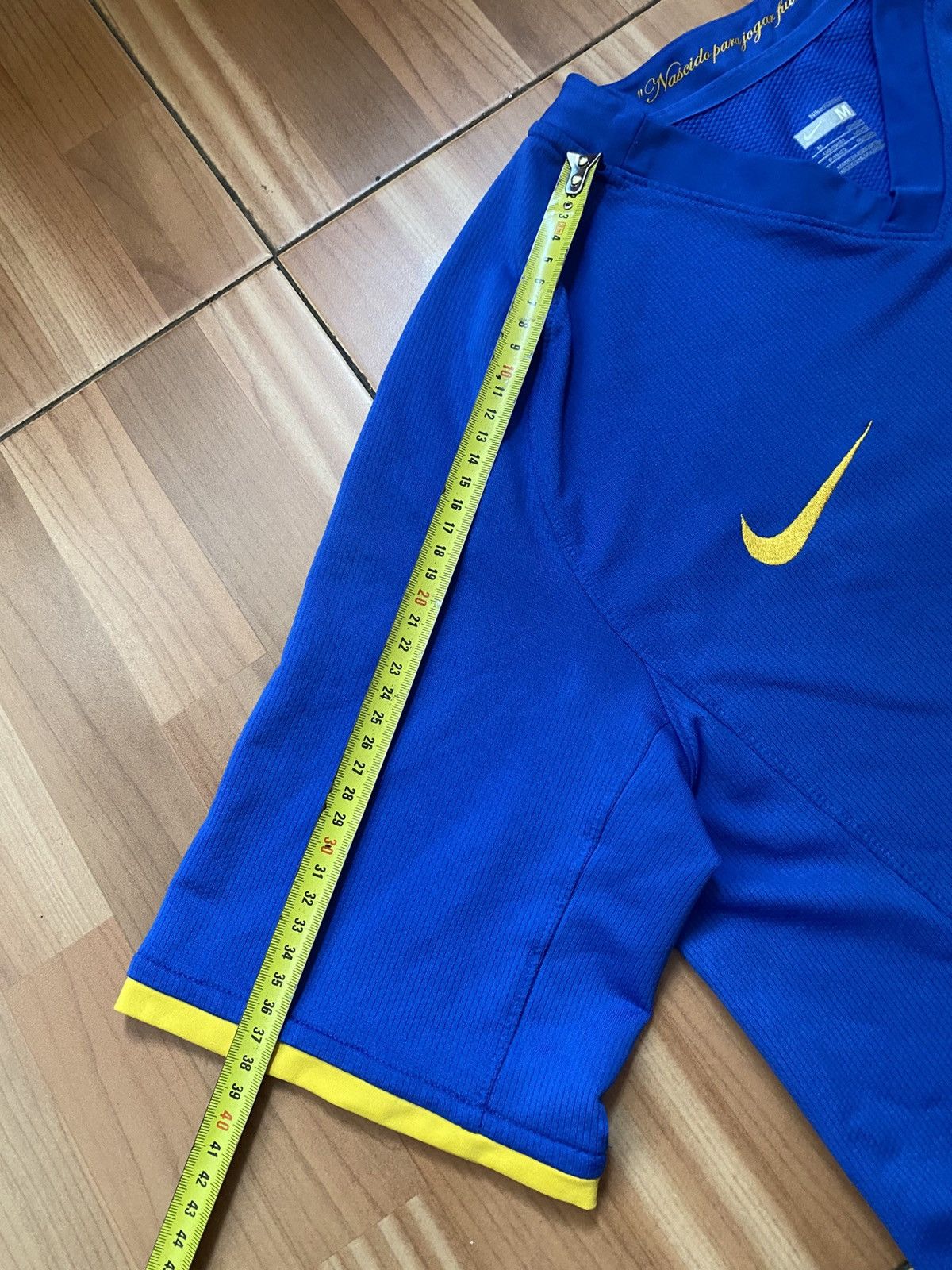 Nike Nike BRAZIL 2008 2010 AWAY FOOTBALL SHIRT SOCCER JERSEY Size US M / EU 48-50 / 2 - 14 Thumbnail