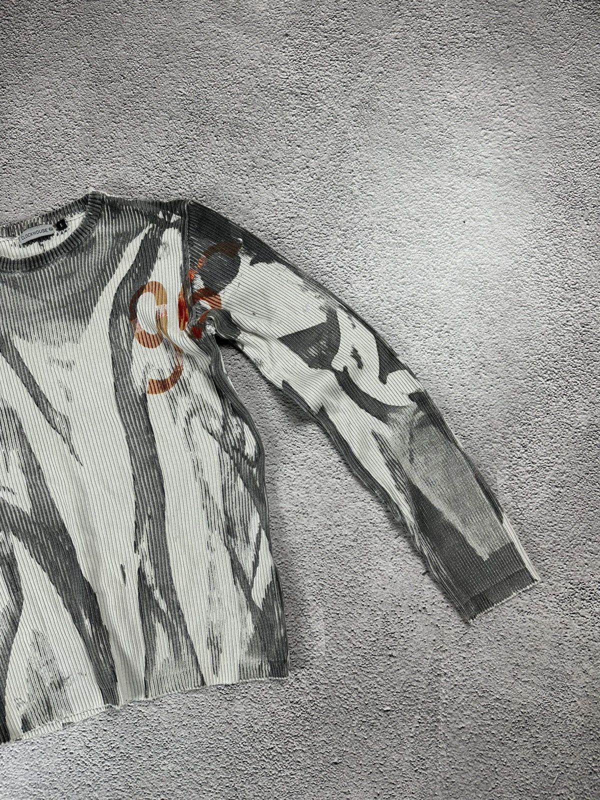 Japanese Brand × Vintage Vintage Avant Garde Japan Ribbed Knitwear Y2K Diesel Style Size US S / EU 44-46 / 1 - 4 Thumbnail