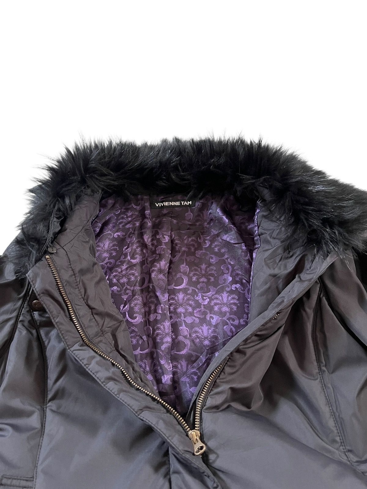 Vivienne Tam Vintage Vivienne Tam Raccoon Fur Zipper Jacket Size S / US 4 / IT 40 - 13 Thumbnail