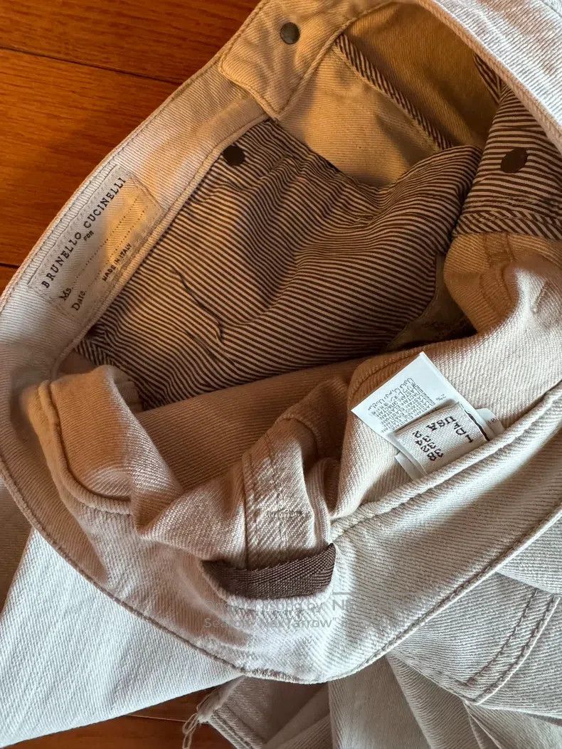 Brunello Cucinelli Brunello Cucinelli Ivory White Casual Pants Size 25" / US 0 / IT 36 - 7 Thumbnail