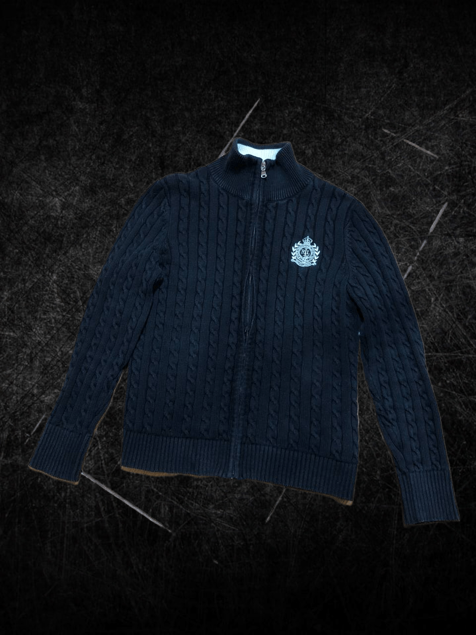 Polo Ralph Lauren Vintage Polo Ralph Lauren Sweater Knitwear ZIP UP Size L / US 10 / IT 46 - 1 Thumbnail