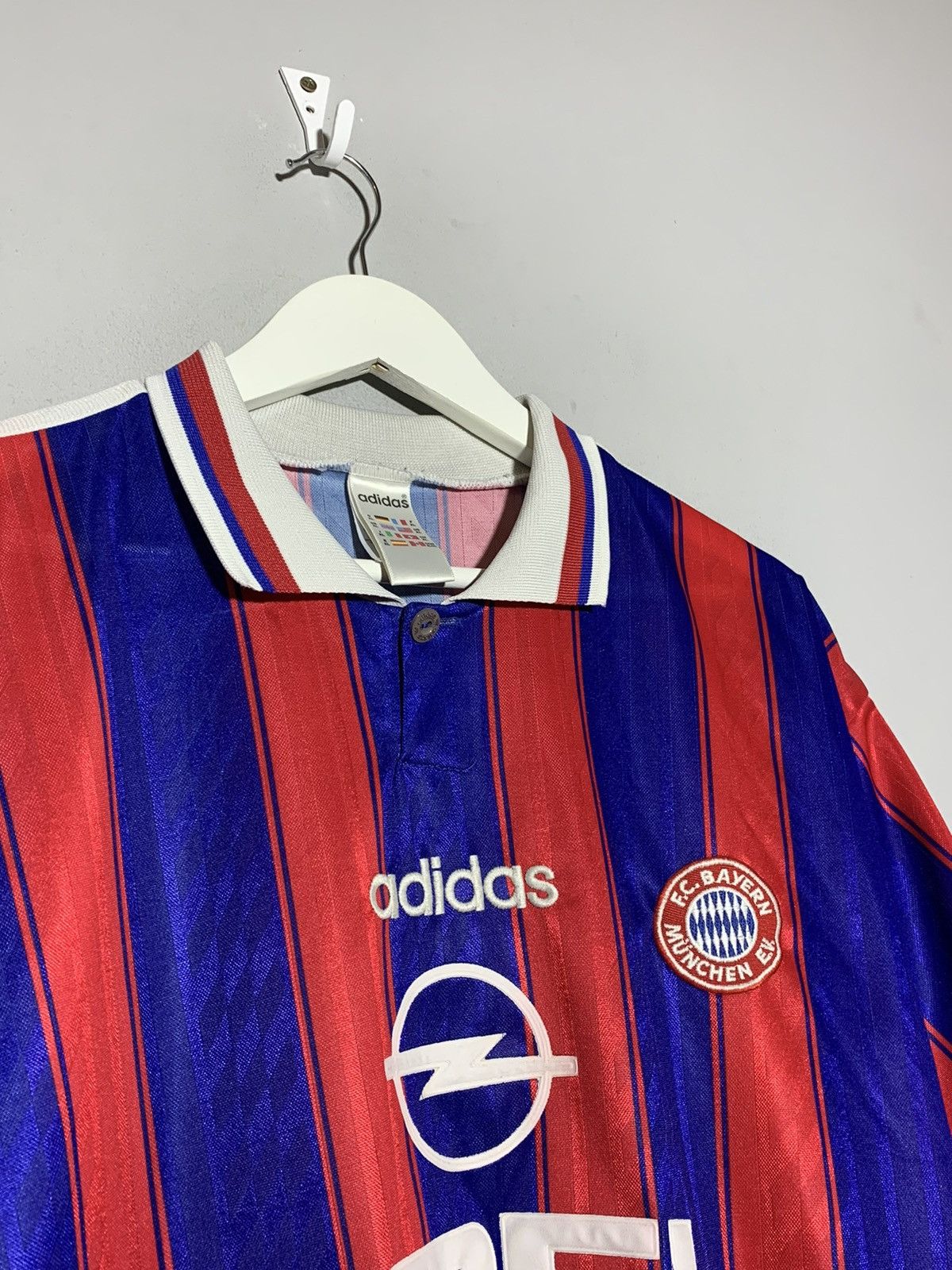Adidas × Vintage Bayern Munchen 1996/97 Vintage Y2k Streetwear Football Shirt Size US XL / EU 56 / 4 - 3 Thumbnail