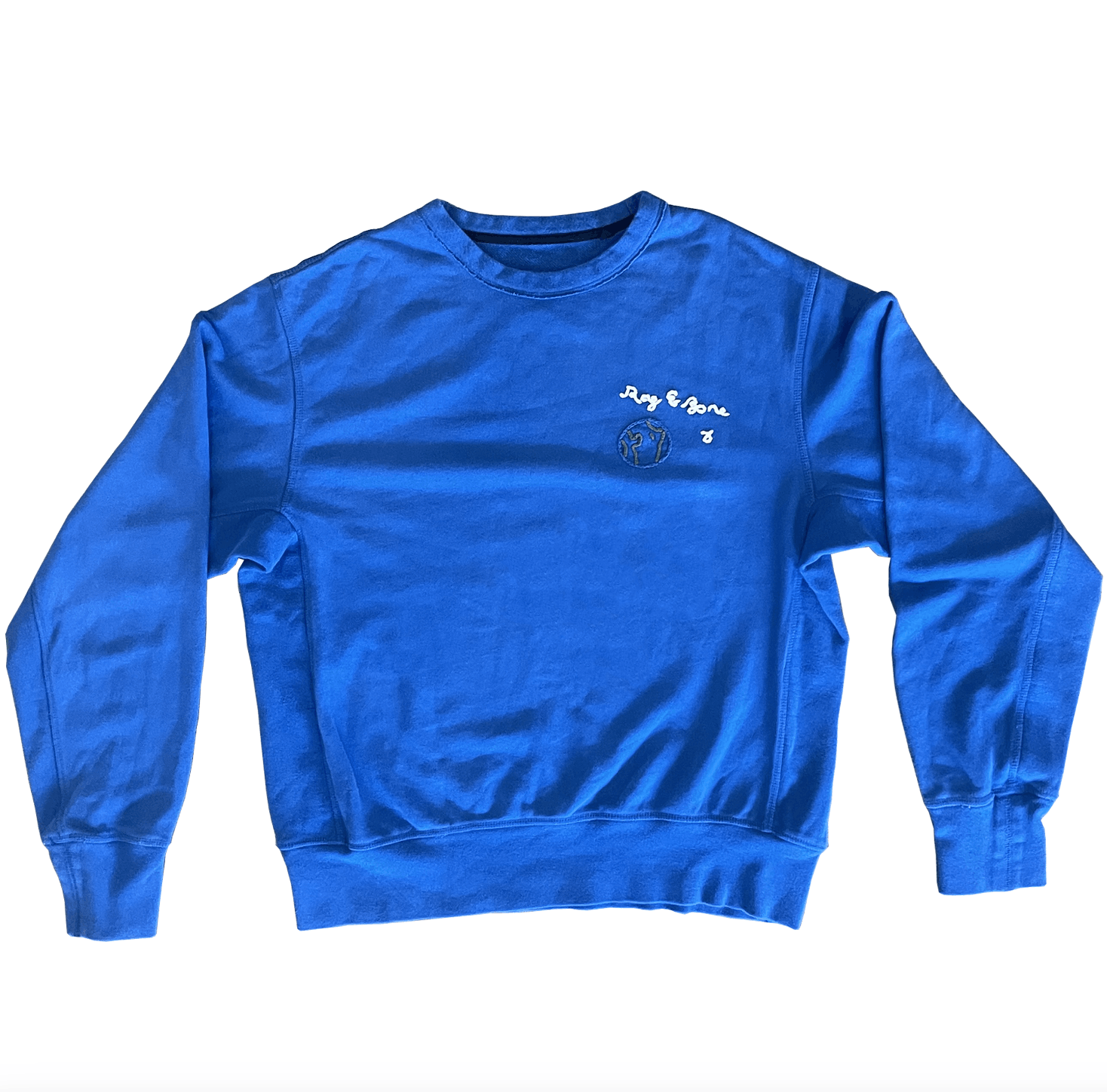 Rag & Bone City Logo-Embroidered Organic Cotton Jersey Sweatshirt Size US M / EU 48-50 / 2 - 6 Thumbnail