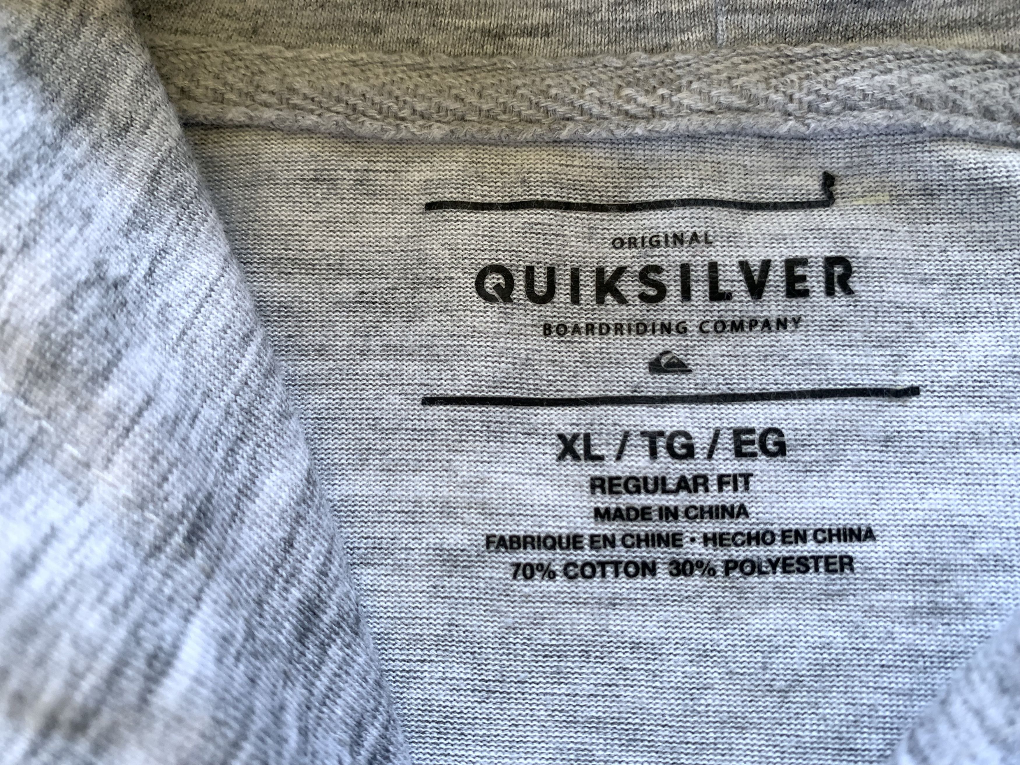 Quiksilver Quiksilver Mens Cotton Hoodie Size US XL / EU 56 / 4 - 7 Thumbnail