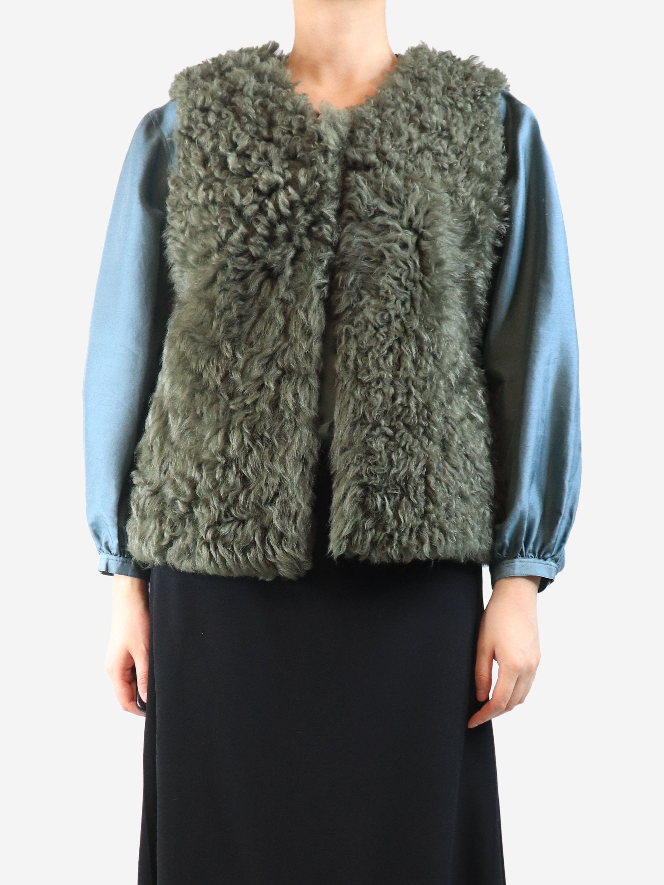 Other Khaki reversible shearling vest - S Size S / US 4 / IT 40 - 1 Thumbnail