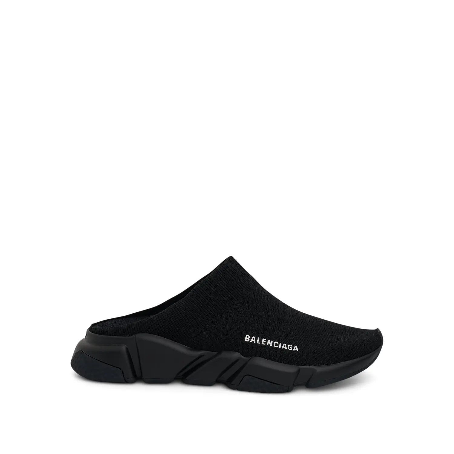 Balenciaga o1la1rc1a1225 Speed Recycled Knit Mules in Black Size US 10 / EU 43 - 1 Thumbnail