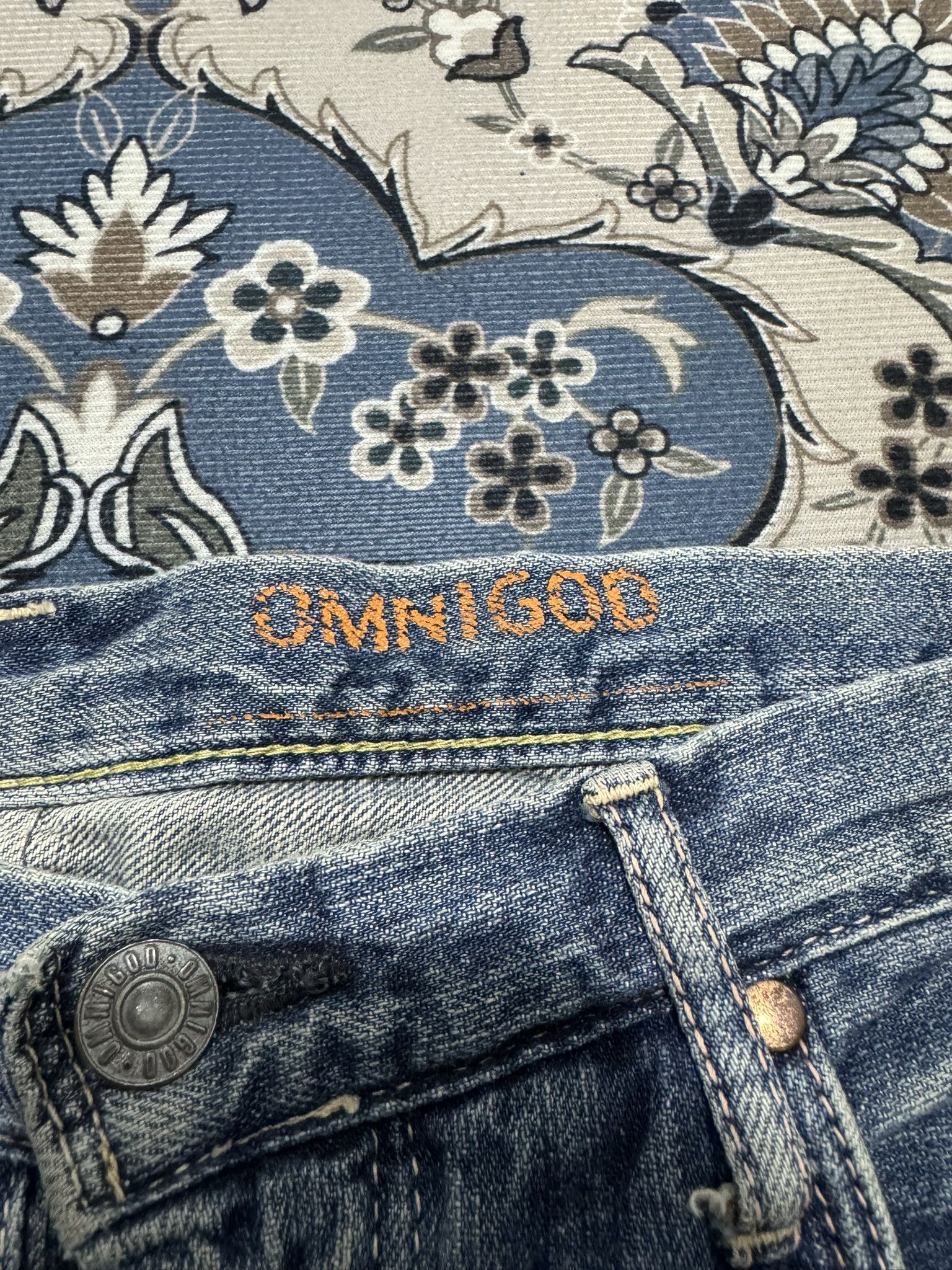 Japanese Brand × OMNIGOD × Vintage Vintage Omnigod Selvedge Distressed Jeans Real Mccoy Size US 30 / EU 46 - 5 Thumbnail