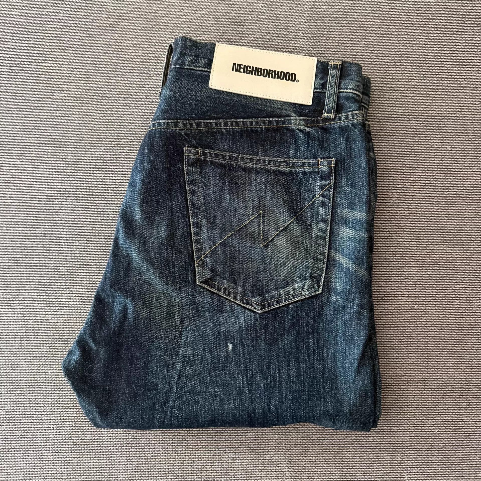 Neighborhood Neighborhood 24SS Dp-Mid Washed Denim Straight Jeans L Size US 34 / EU 50 - 1 Thumbnail