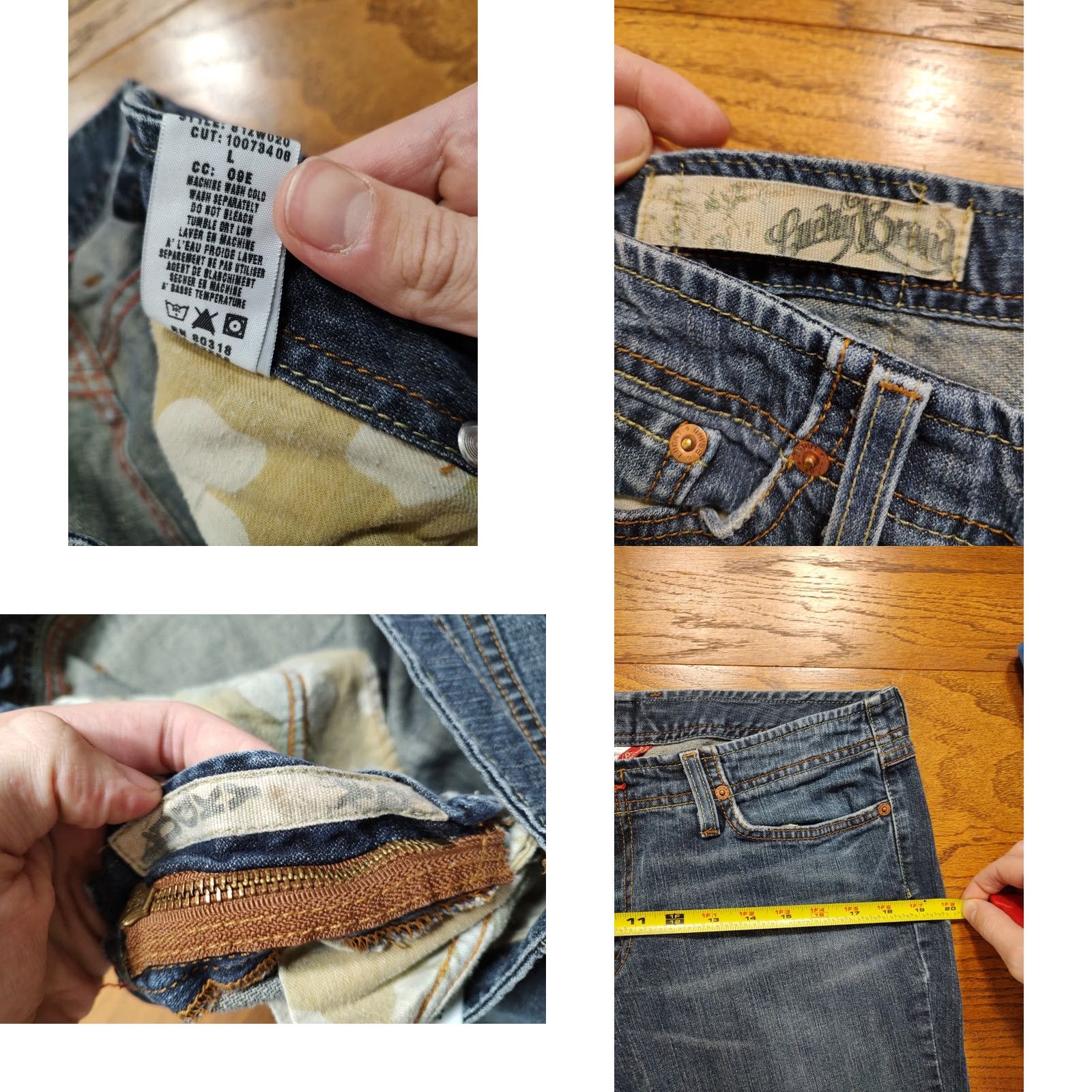 Lucky Brand VINTAGE Lucky Brand Jeans Womens Bootcut 5-Pocket Denim USA Blue 30 Inseam 14 X 30 Inseam? Size 36" / US 14 / IT 50 - 8 Thumbnail