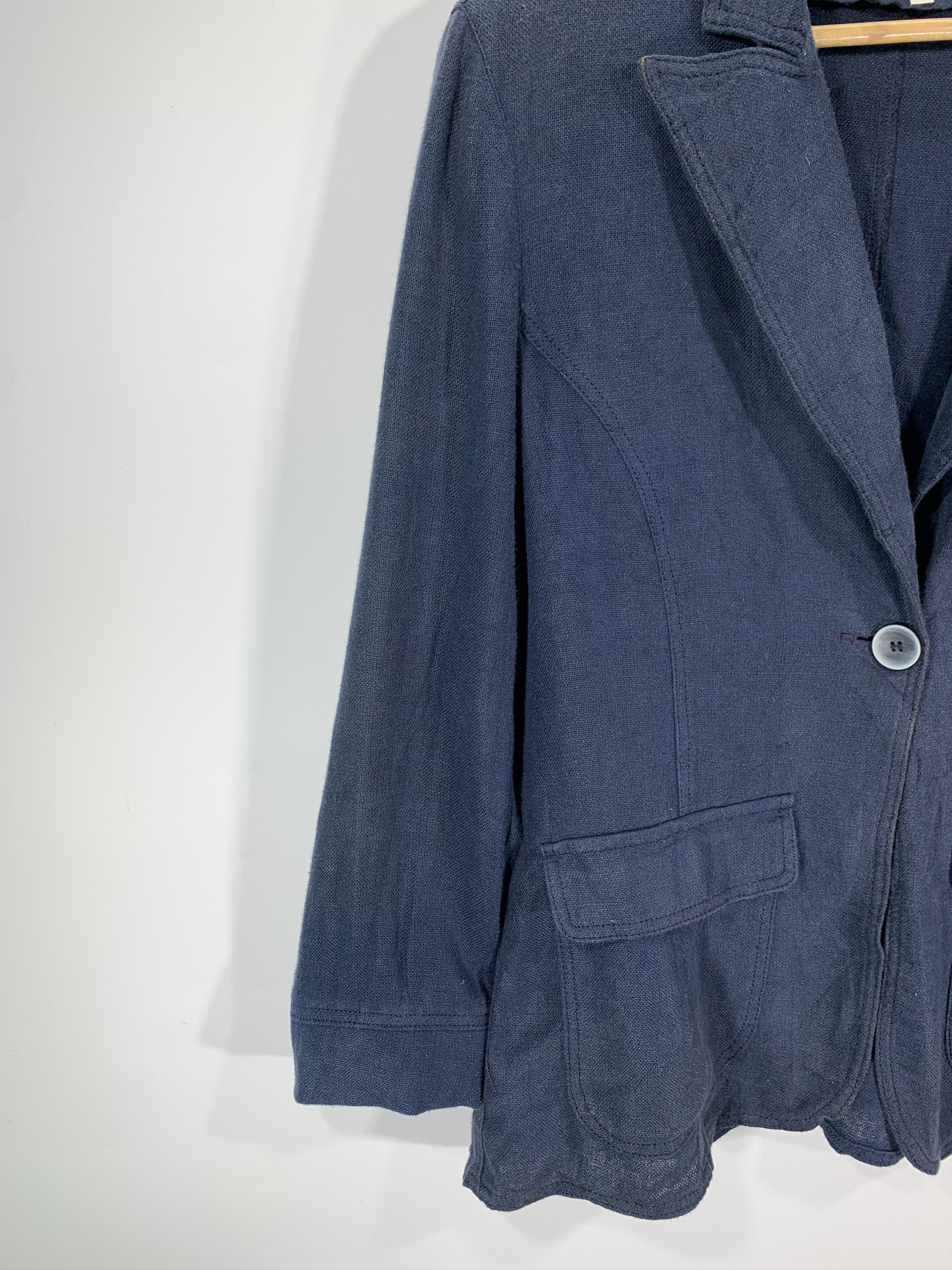 Giorgio Armani ⚡️Vintage Armani Jacket Faded Blue Size US S / EU 44-46 / 1 - 3 Thumbnail