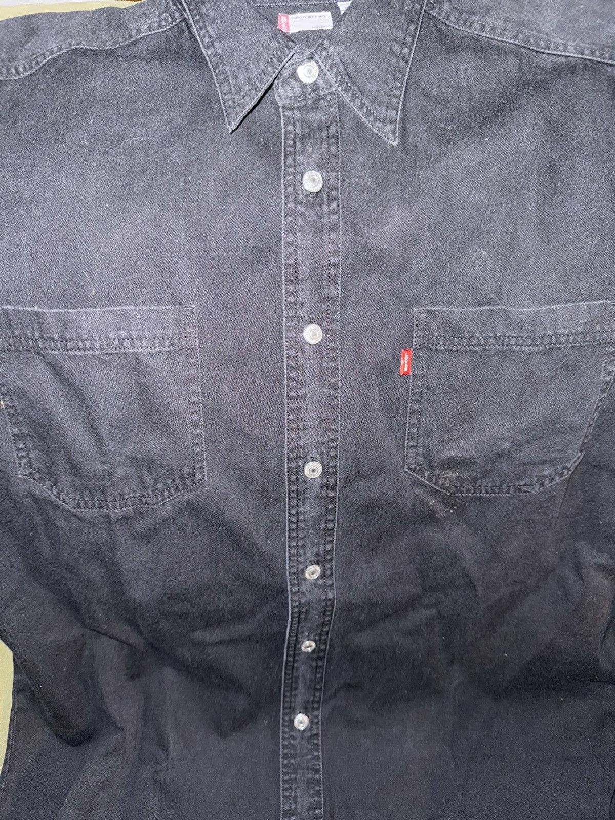 Levi's Levi’s long-sleeve button-up shirt, men’s large, 100% cotton Size US L / EU 52-54 / 3 - 3 Thumbnail
