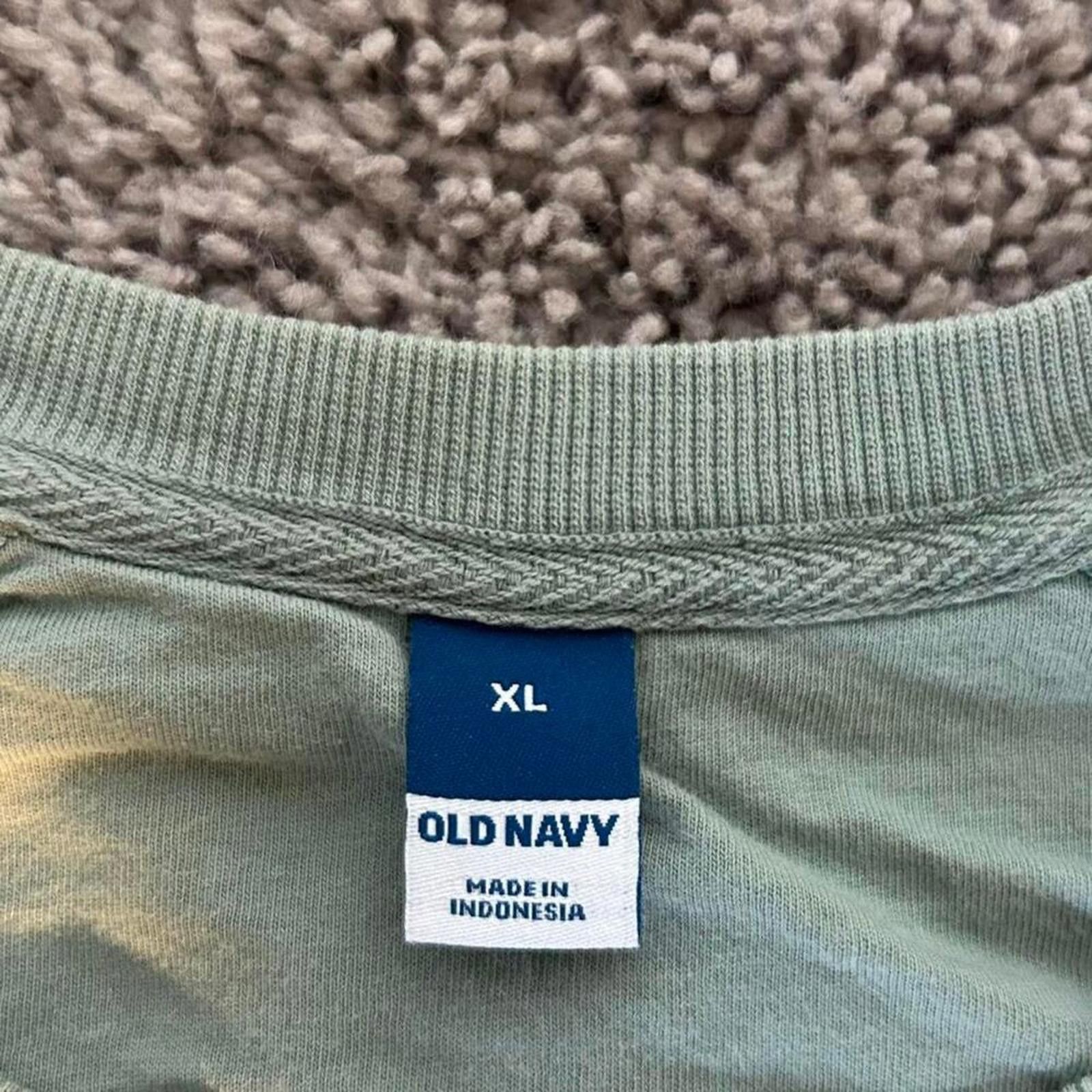 Old Navy Vintage old navy green crewneck Size US XL / EU 56 / 4 - 3 Thumbnail