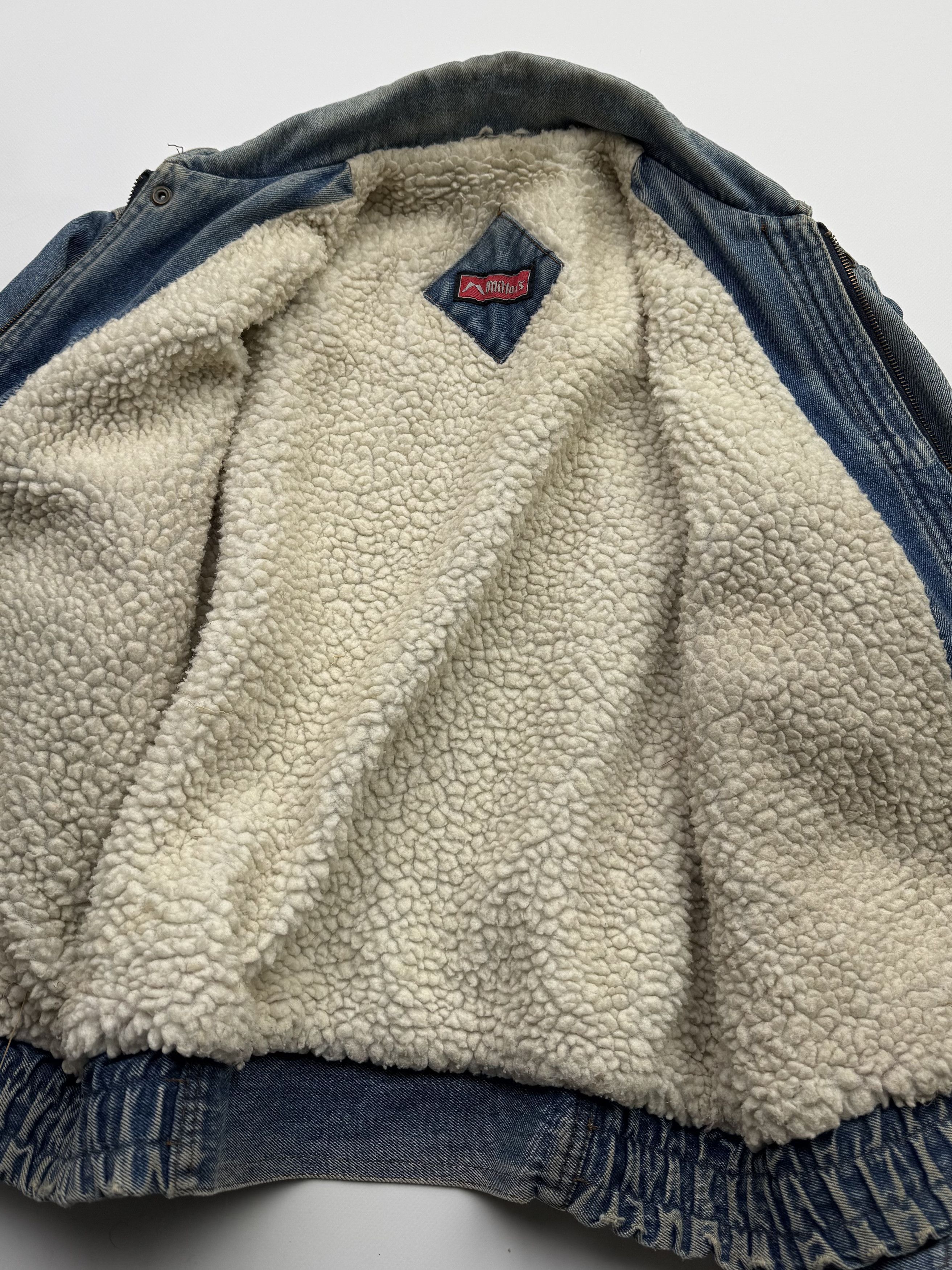 Vintage Vintage Denim Bomber Jacket(V243)E2 Size US L / EU 52-54 / 3 - 4 Thumbnail