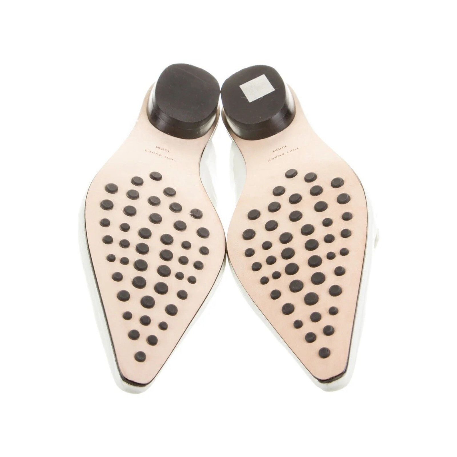 Tory Burch Tory Burch White Patent Mules Size US 8.5 / IT 38.5 - 6 Thumbnail