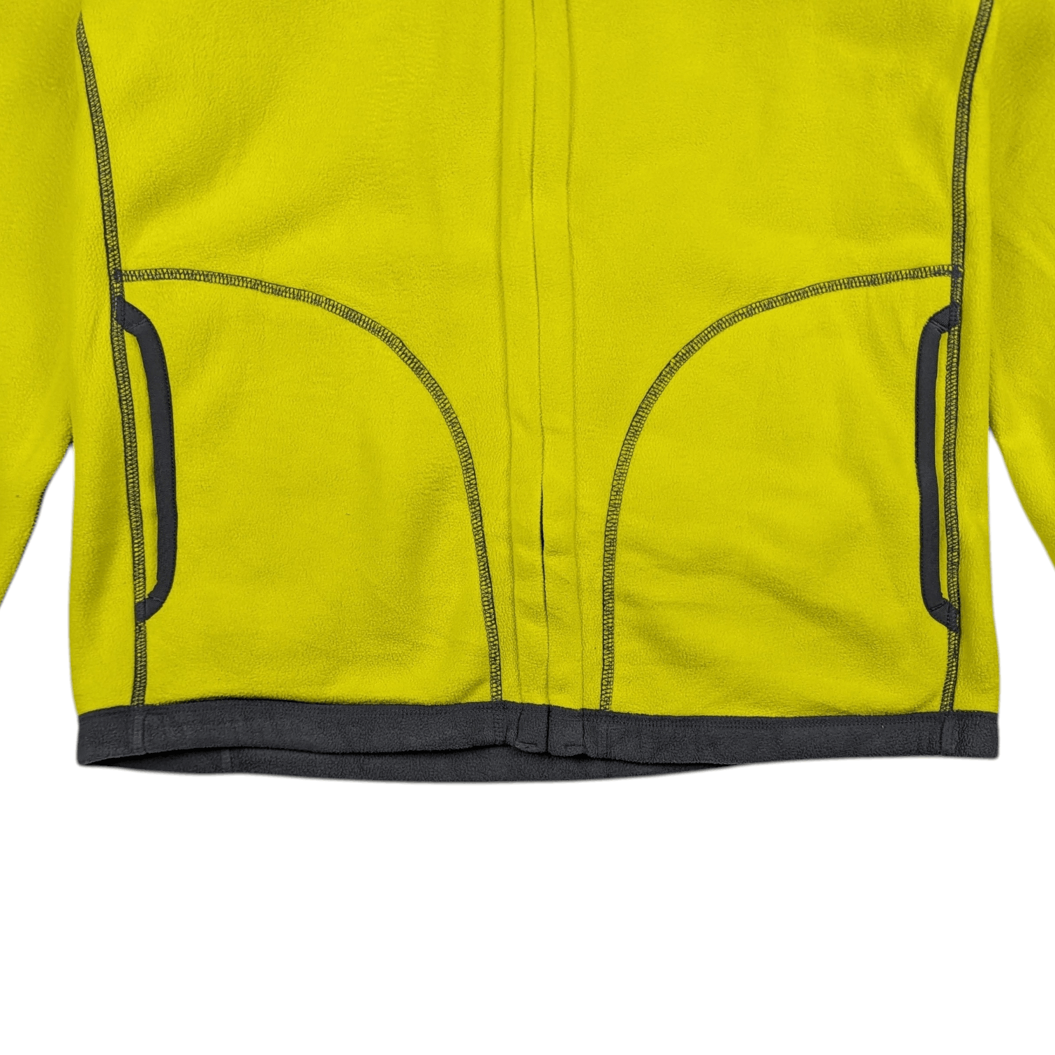 Uniqlo UNIQLO Reversible Grey Yellow Sherpa Fleece Jacket Size US S / EU 44-46 / 1 - 16 Thumbnail