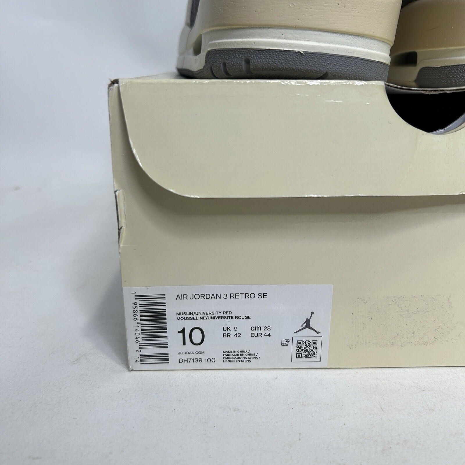 Jordan Brand Nike Air Jordan 3 Retro SE “Muslin” 2024 Size US 10 / EU 43 - 8 Thumbnail