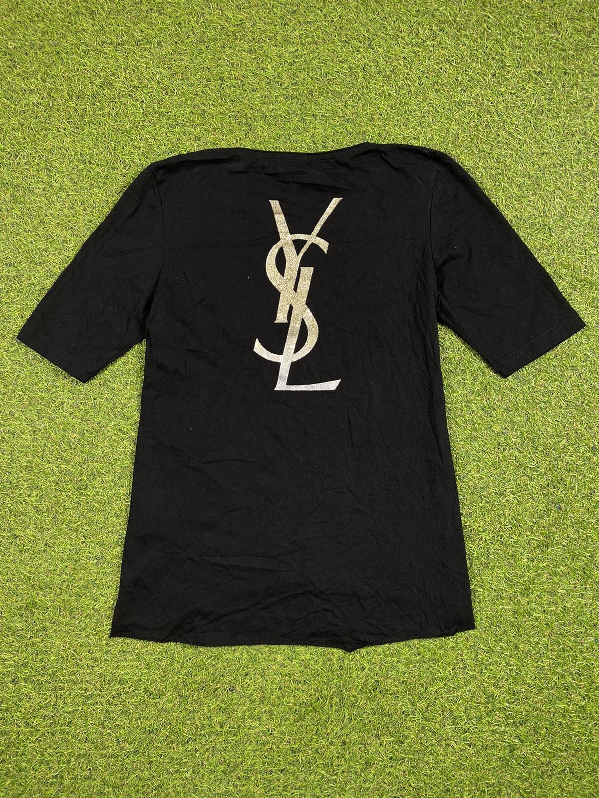Yves Saint Laurent Vintage Y2K Yves Saint Laurent uniform tee back logo size M Size M / US 6-8 / IT 42-44 - 1 Thumbnail