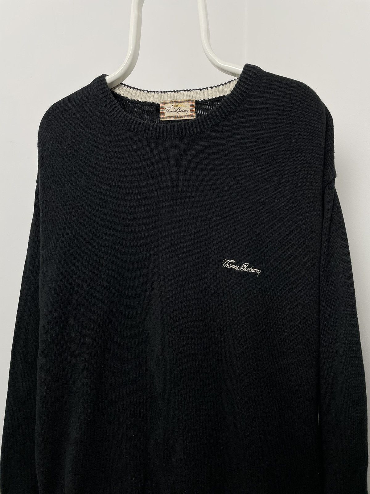Burberry Tomas Burberry Vintage knit sweater 90s Size US XL / EU 56 / 4 - 3 Thumbnail