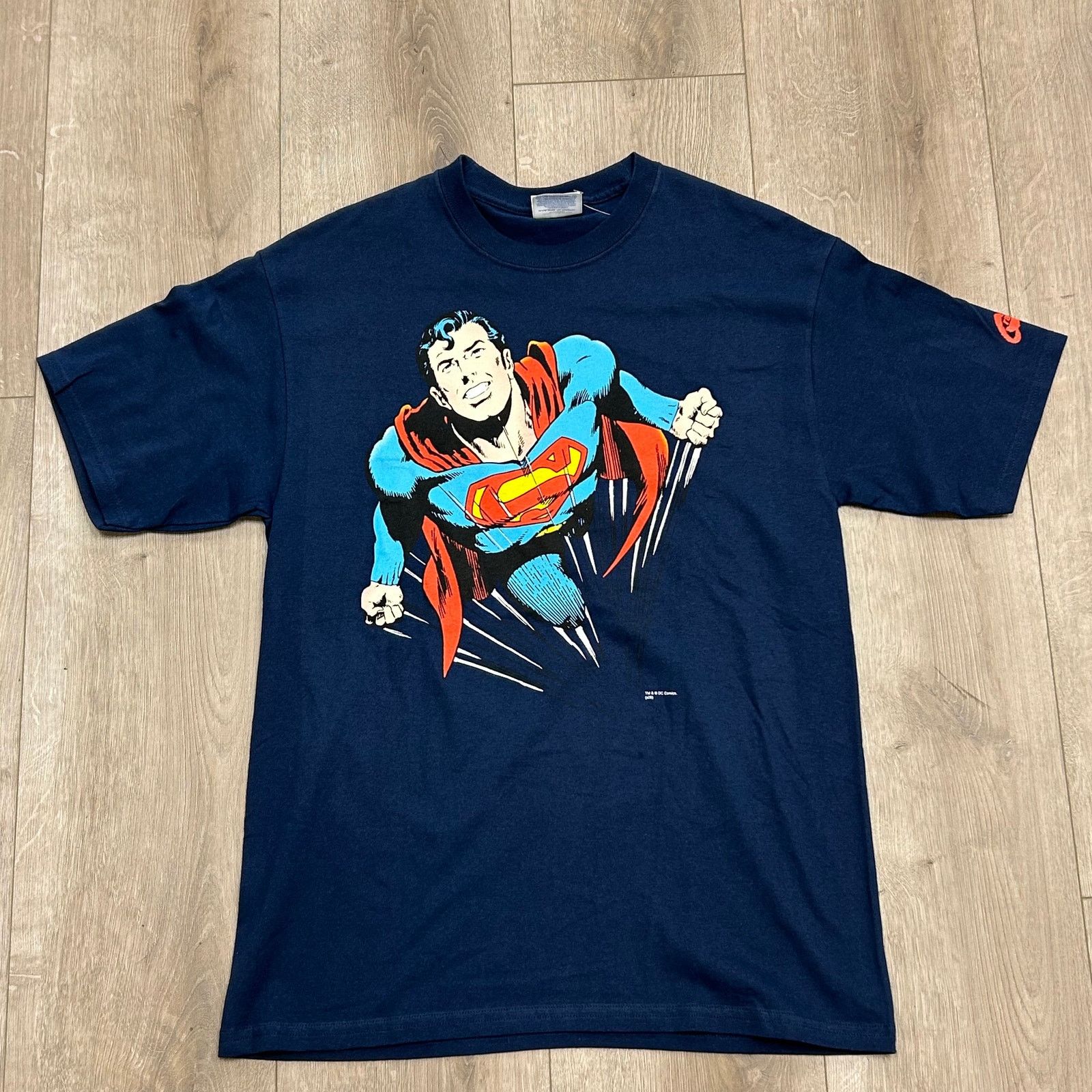 DC Comics 2009 Graphitti Superman DC Comics Navy Blue T Shirt Medium M Size US M / EU 48-50 / 2 - 1 Thumbnail