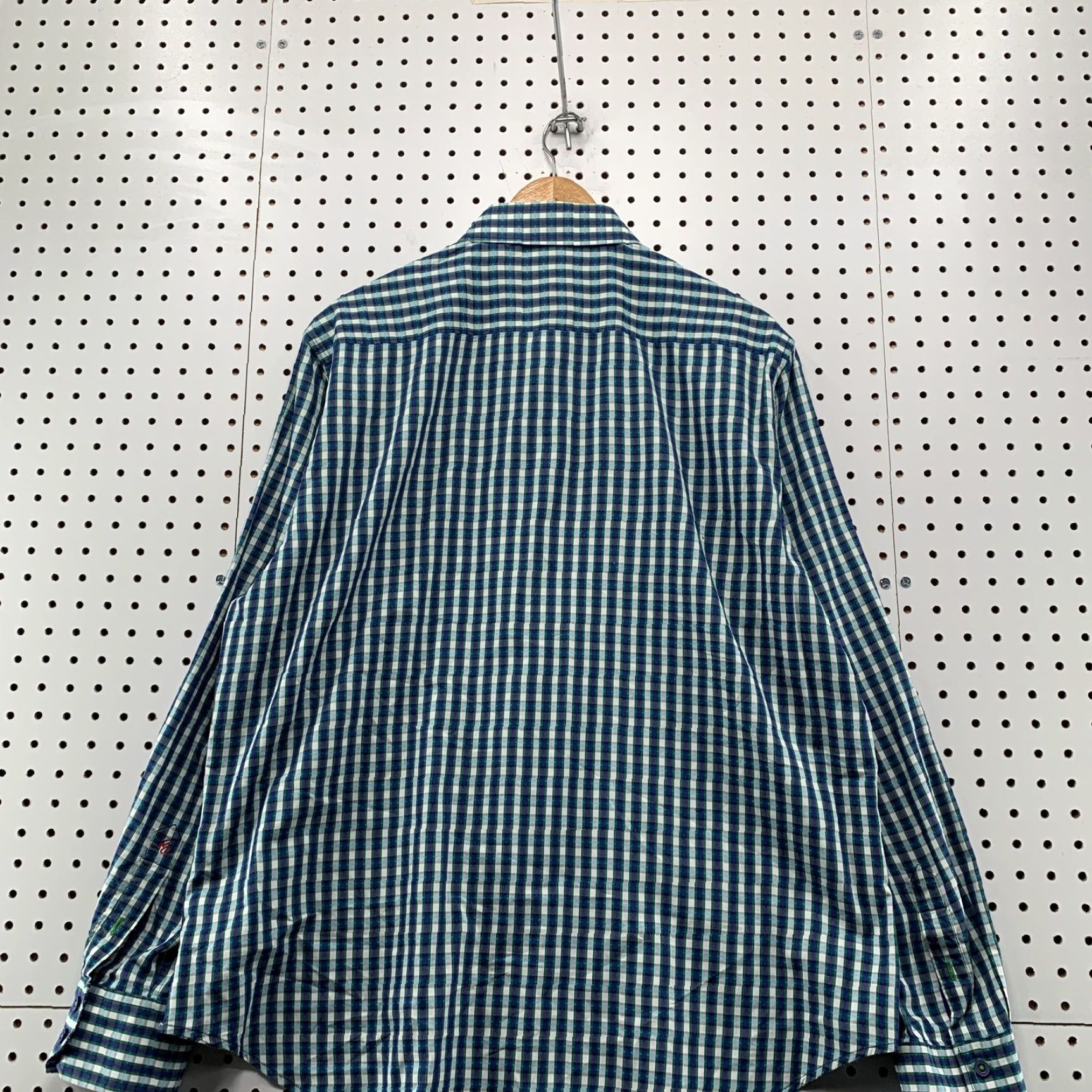 Robert Graham Robert Graham Shirt Mens XL Blue Striped Long Sleeve Button-Down Casual Size US XL / EU 56 / 4 - 8 Thumbnail