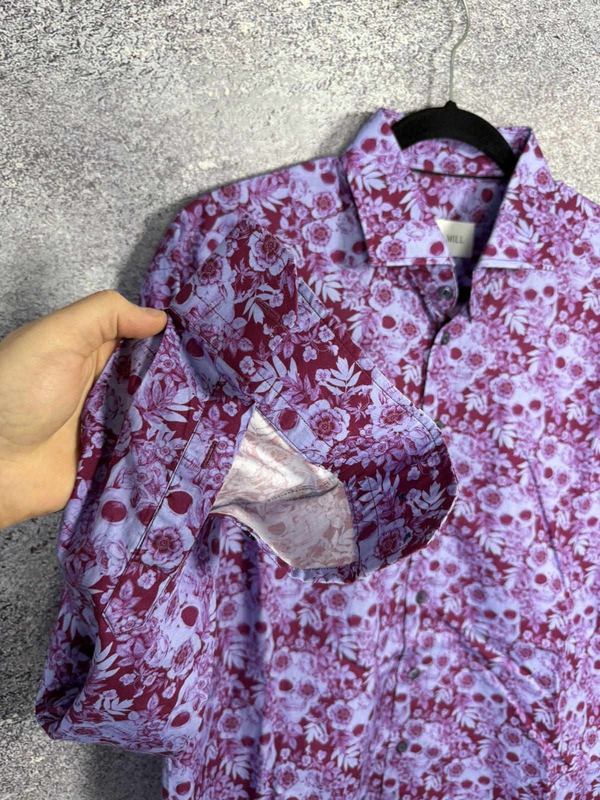 Vintage Blake Mill Original Designer Skulls & Roses Mens Shirt XL sz Size US XL / EU 56 / 4 - 8 Thumbnail