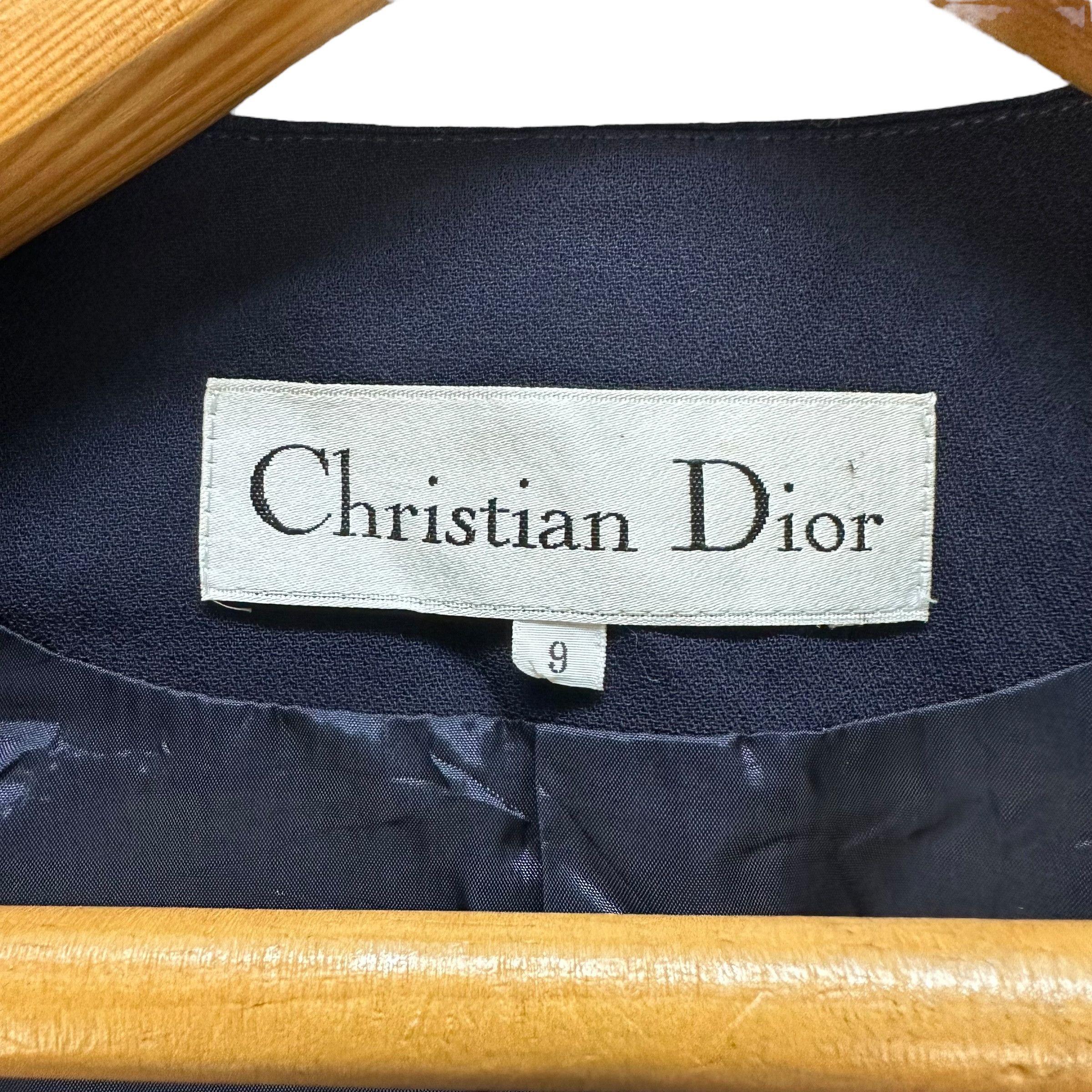 Christian Dior Monsieur CHRISTIAN DIOR Formal Jacket Wool Crop Jacket #A79-1908 Size S / US 4 / IT 40 - 7 Thumbnail