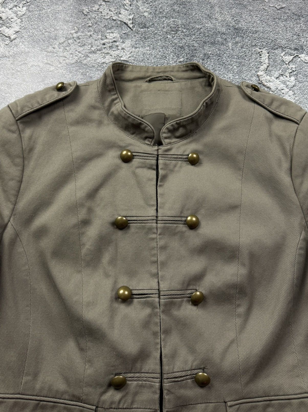 Ann Demeulemeester VNTG Napoleon Button Millitary Jacket Ifsixwasnine Balmain Size US S / EU 44-46 / 1 - 3 Thumbnail