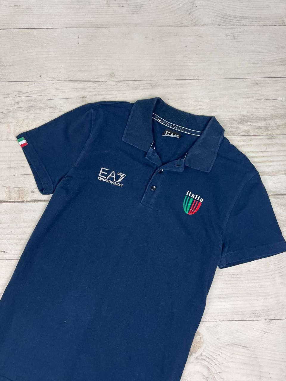Emporio Armani Emporio Armani EA7 Italia Big Logo Polo Shirt Size US S / EU 44-46 / 1 - 4 Thumbnail