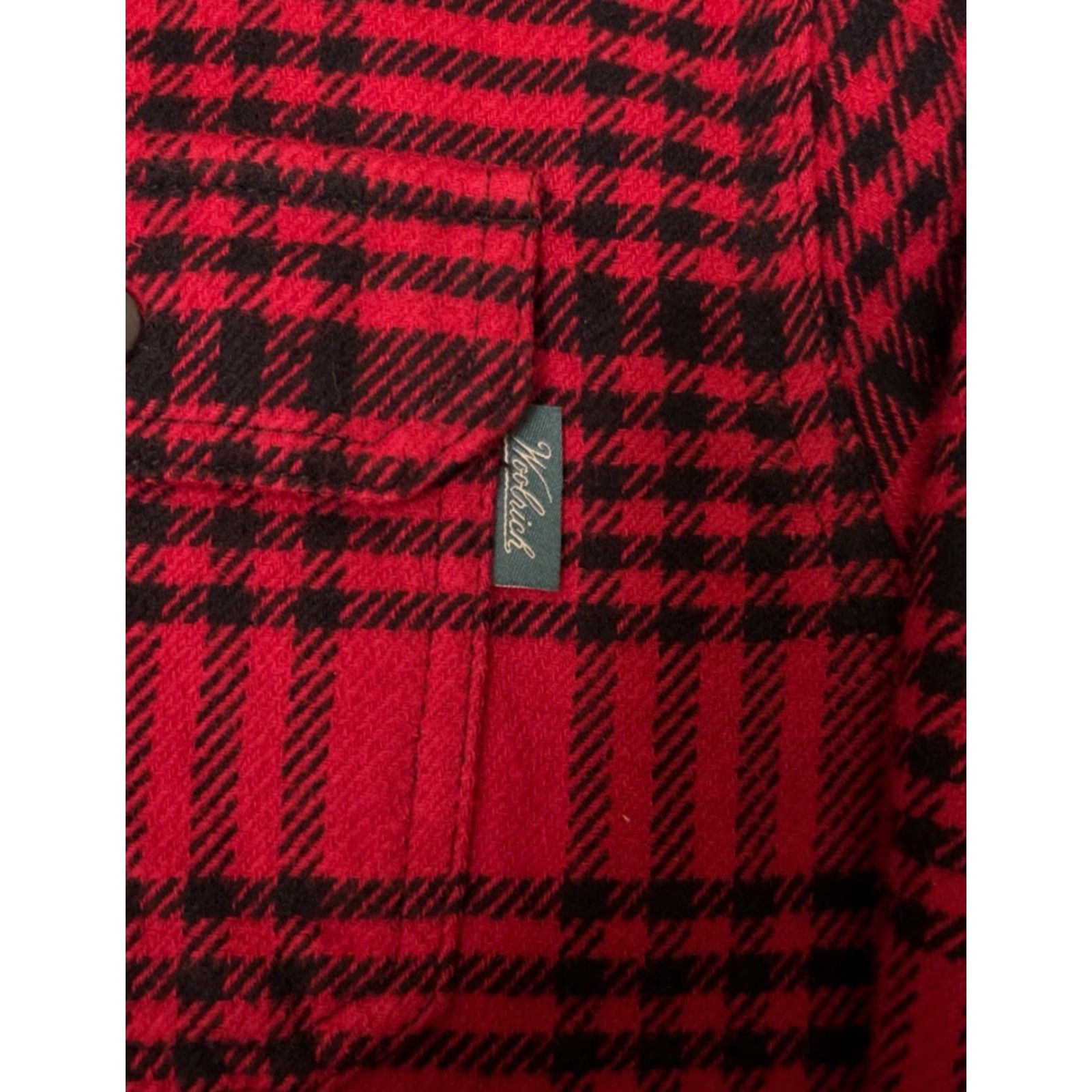 Vintage VINTAGE Woolrich Button-Up Plaid Flannel Red Buffalo Heavy Mens XL Shirt Size US XL / EU 56 / 4 - 3 Thumbnail