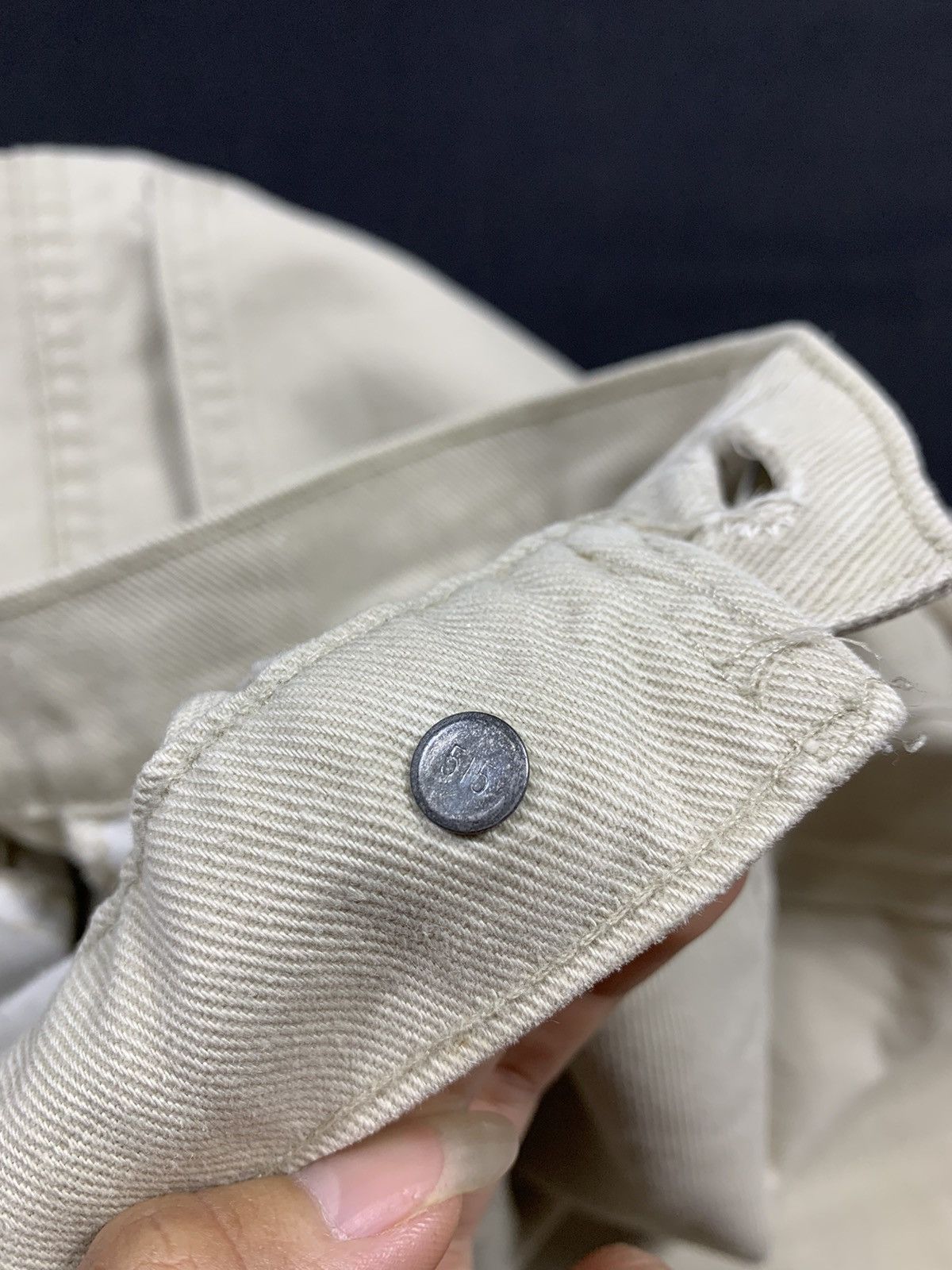 Levi's × Levi's Vintage Clothing × Vintage 1970’s Levis White Tab Jeans Size US 28 / EU 44 - 6 Thumbnail