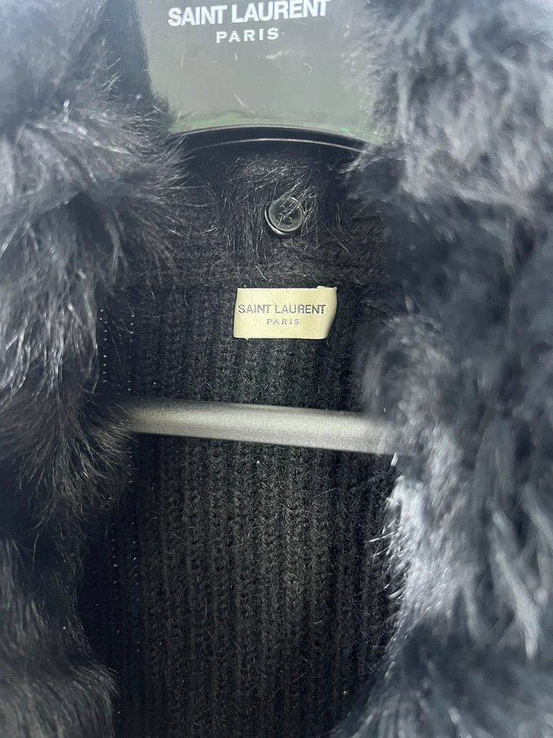 Saint Laurent Paris saint Laurent paris16fw teddy wool shawl neck sweater 2503 Size US M / EU 48-50 / 2 - 4 Thumbnail