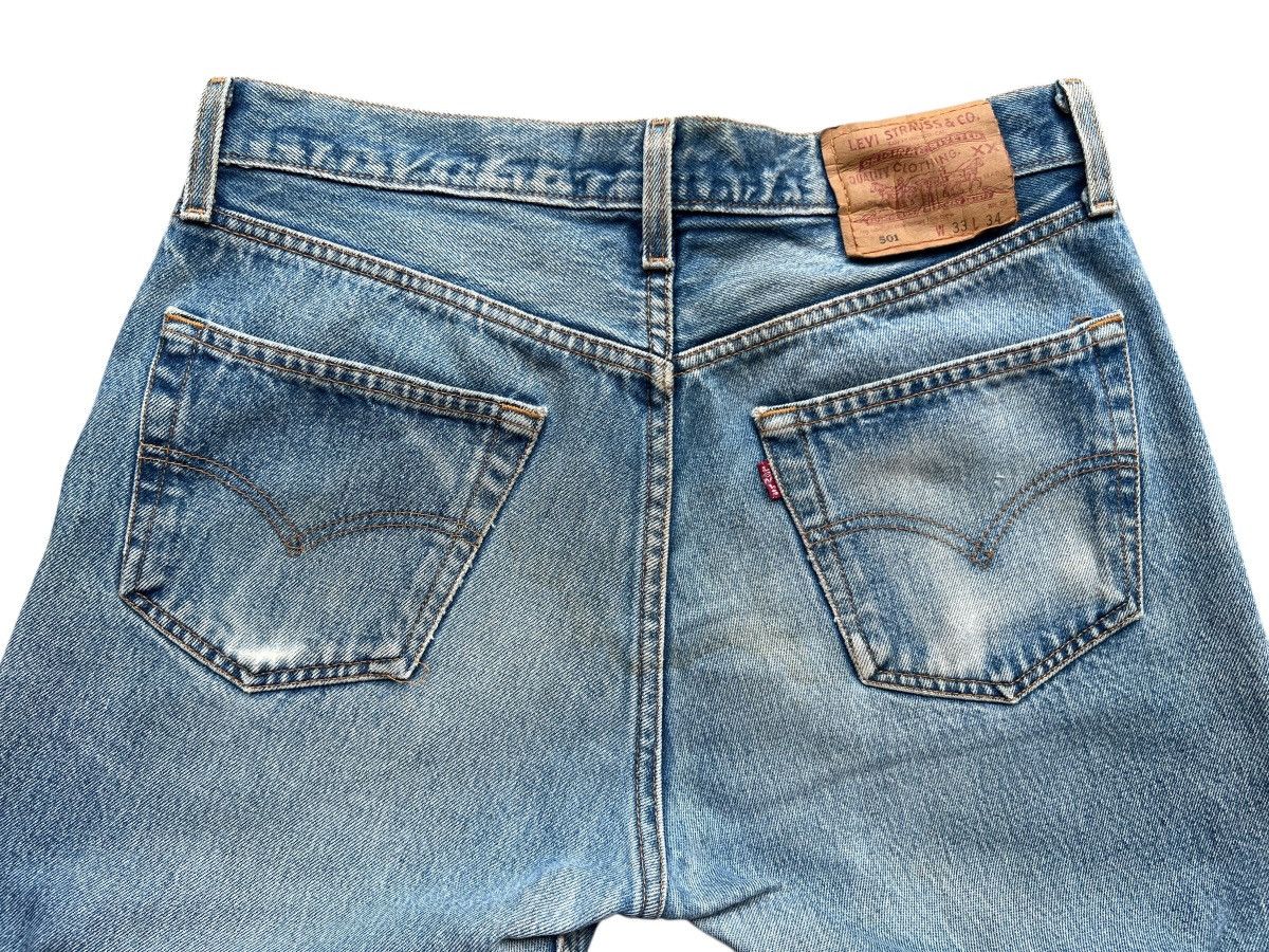 Levi's Vintage Levis 501 Distressed Denim Jeans 33x33 Size US 33 - 8 Thumbnail