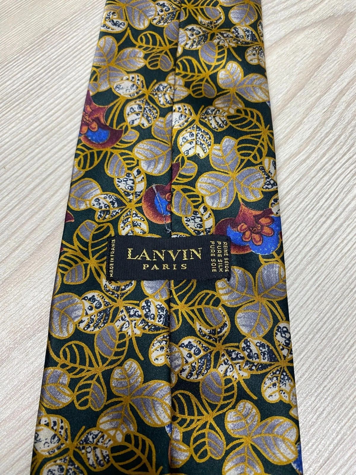 Lanvin Lanvin Paris Silk 100% Tie Size ONE SIZE - 3 Thumbnail