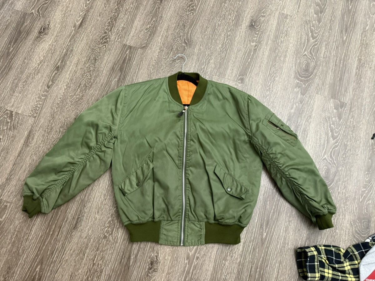 Vintage Vintage green bomber Size US L / EU 52-54 / 3 - 1 Thumbnail