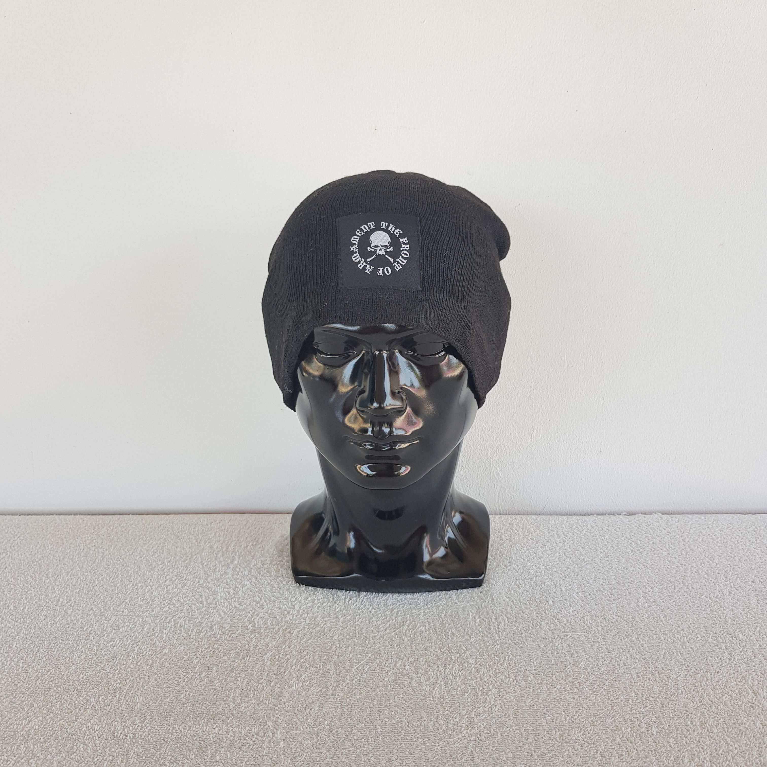 Japanese Brand Vintage The Eront of Armament Beanie Snow Caps Hats Size ONE SIZE - 2 Thumbnail