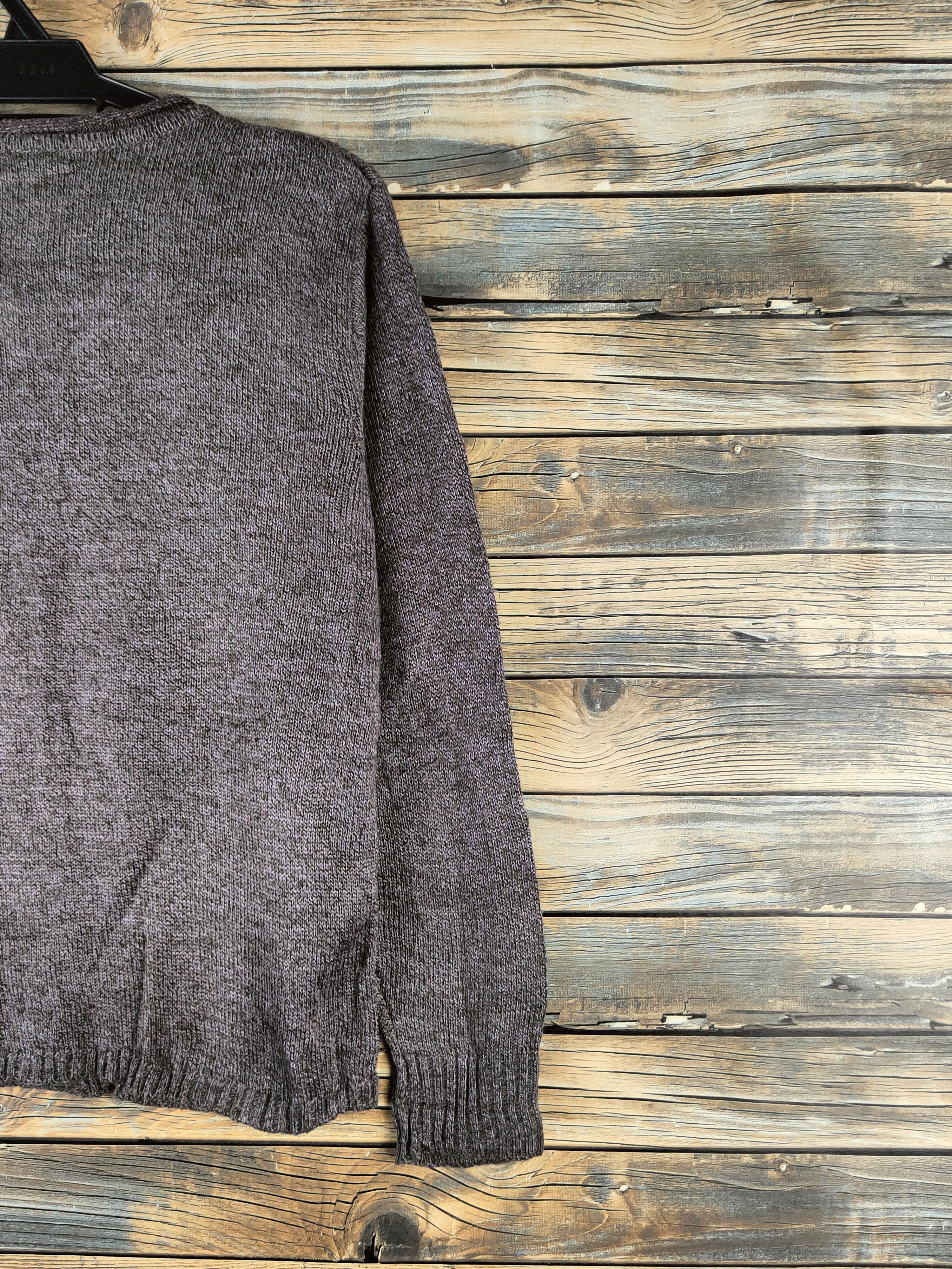 Homespun Knitwear DL Pursuit de Ideal Brown Knitwear Cardigan #46-942 Size M / US 6-8 / IT 42-44 - 9 Thumbnail