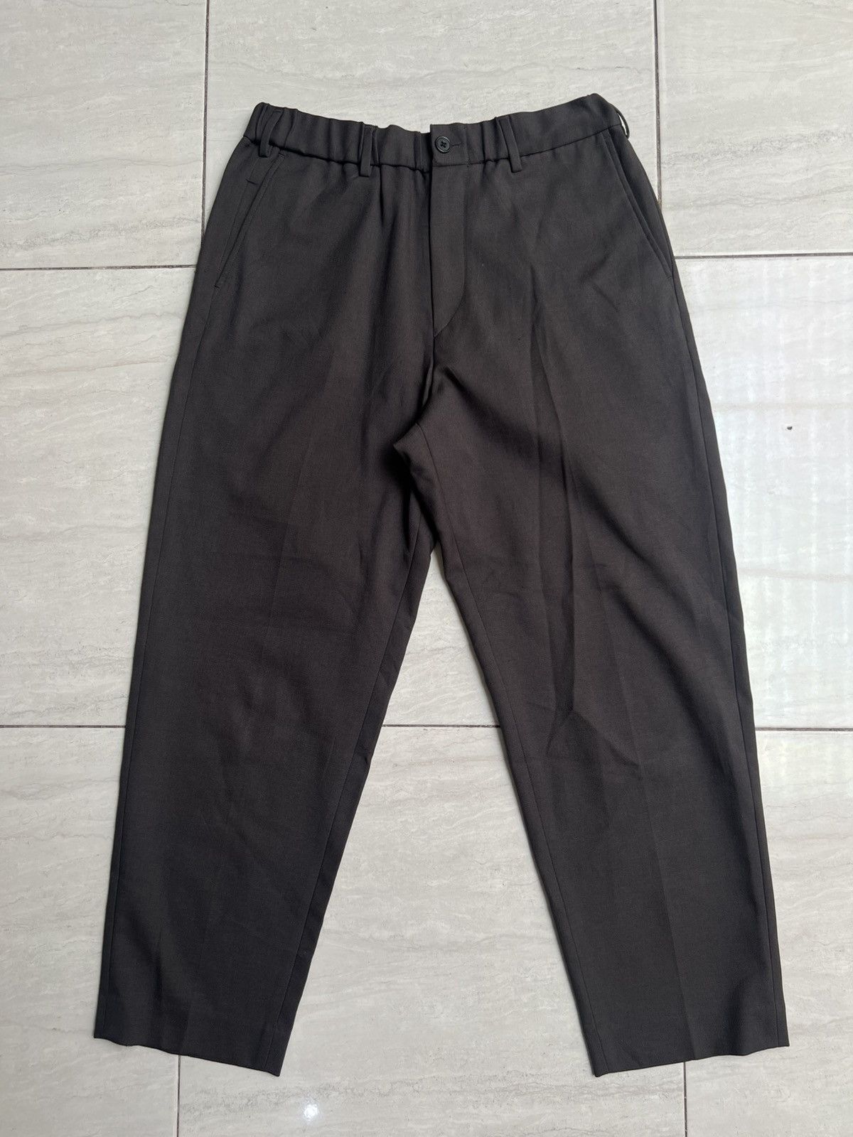 Uniqlo UNIQLO U Grey Ezy Barrel Long Pants Size US 32 / EU 48 - 7 Thumbnail