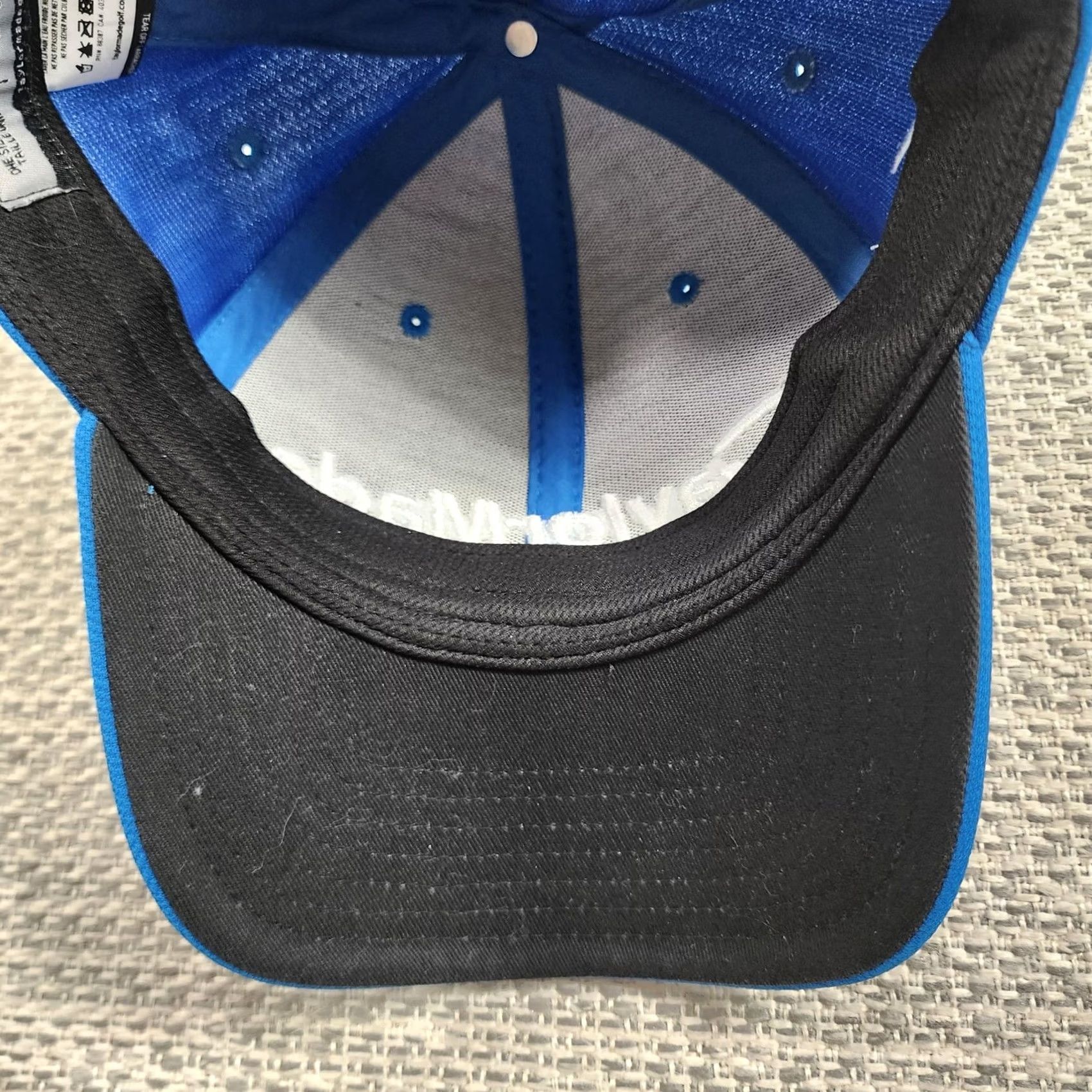 TaylorMade TaylorMade Hat Cap Strap Back Mens One Size Blue White Golf Embroidered M1 PSi - OSFA Adjustable, Twill, Herringbone, Royal Blue, Golf Hat Size ONE SIZE - 6 Thumbnail