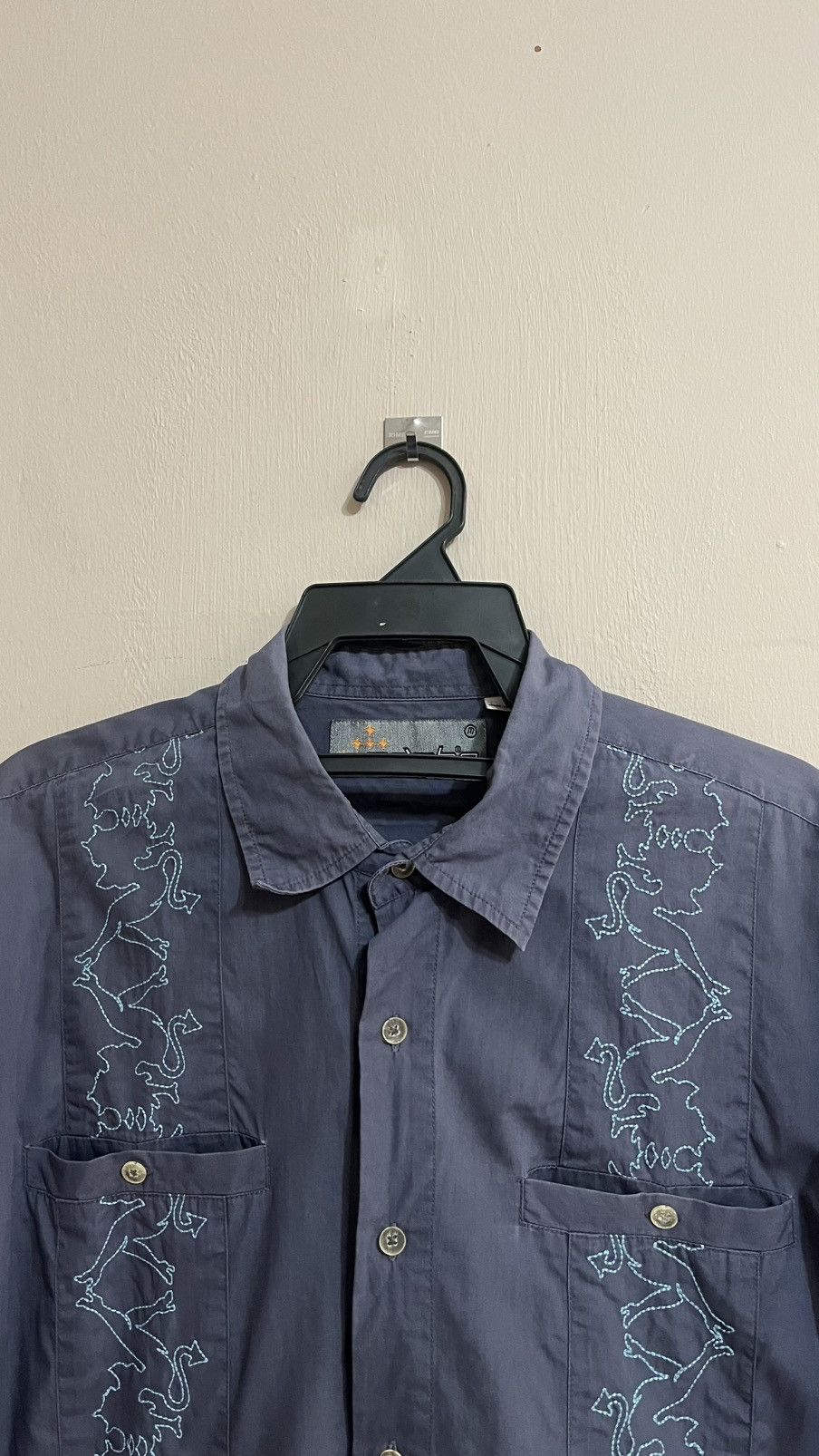 Mambo Vintage Mambo Naked Devil Embroidered Smart Shirt Size US M / EU 48-50 / 2 - 5 Thumbnail