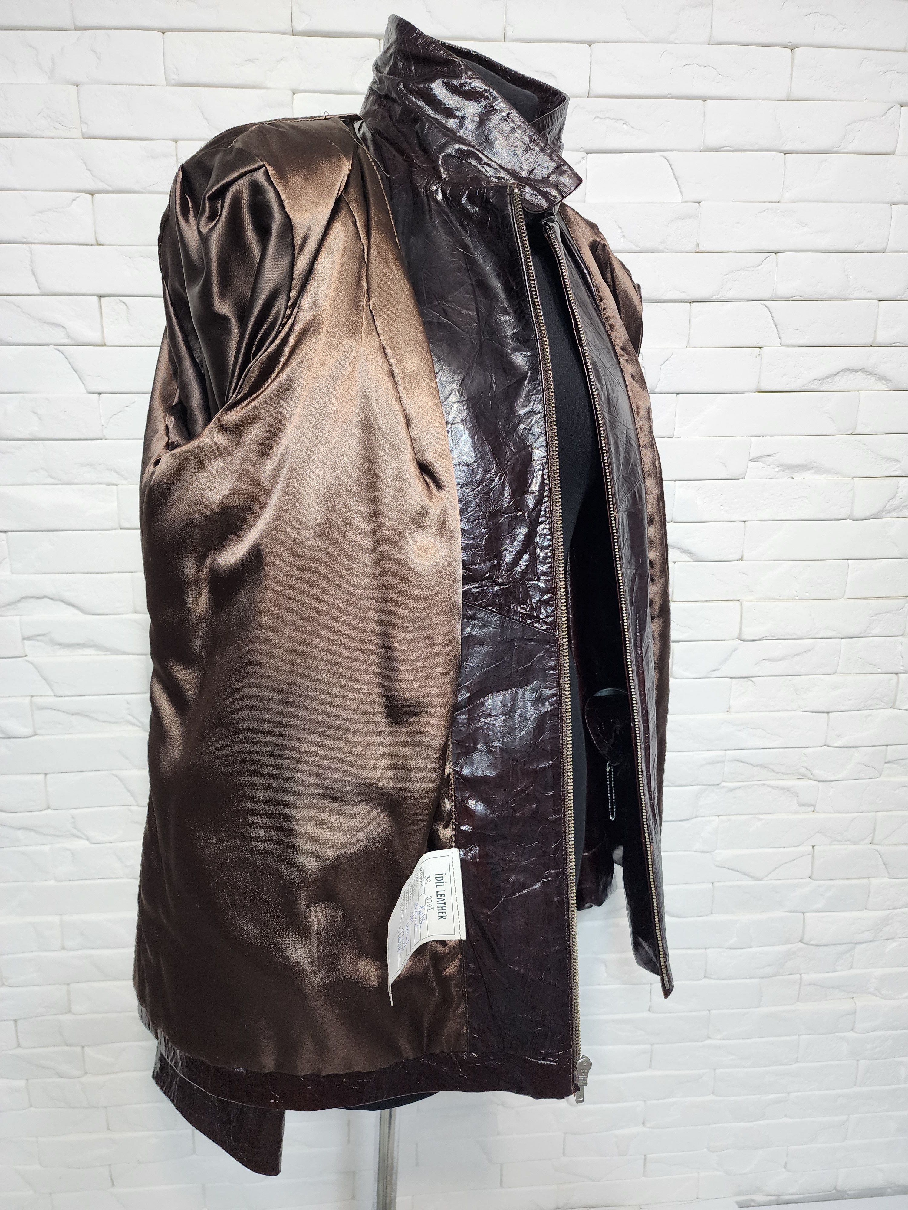 Genuine Leather Women's stylish leather jacket. Size XXL / US 16-18 / IT 52-54 - 9 Thumbnail