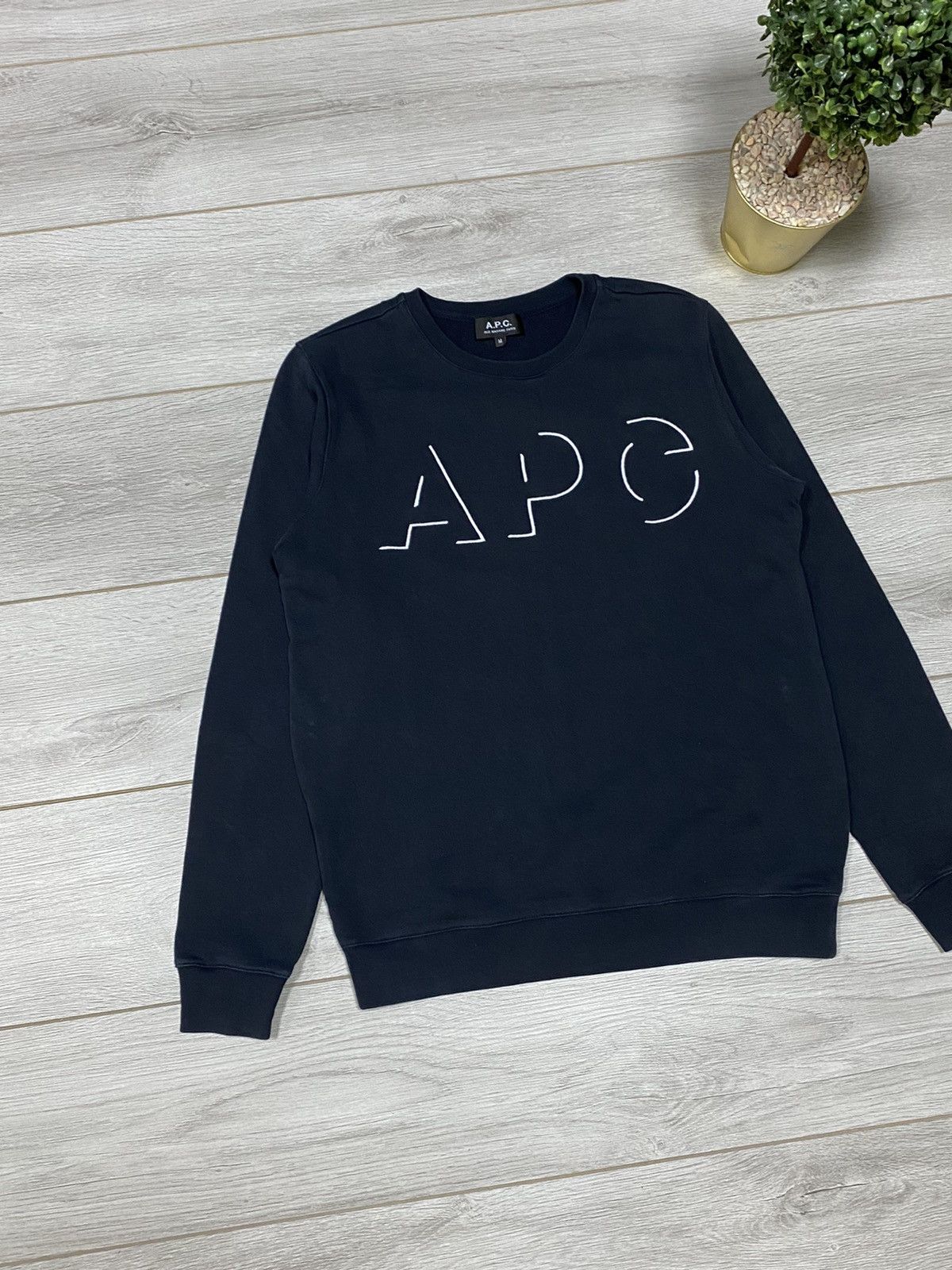 A.P.C. A.P.C. big 3D logo sweatshirt Size US M / EU 48-50 / 2 - 5 Thumbnail