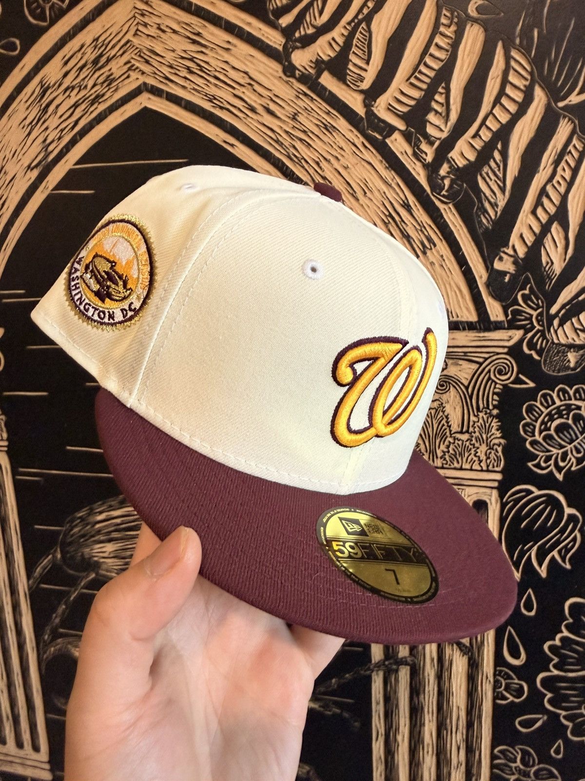 New Era Sz 7 Washington Nationals Panna Cotta New Era Size ONE SIZE - 1 Thumbnail