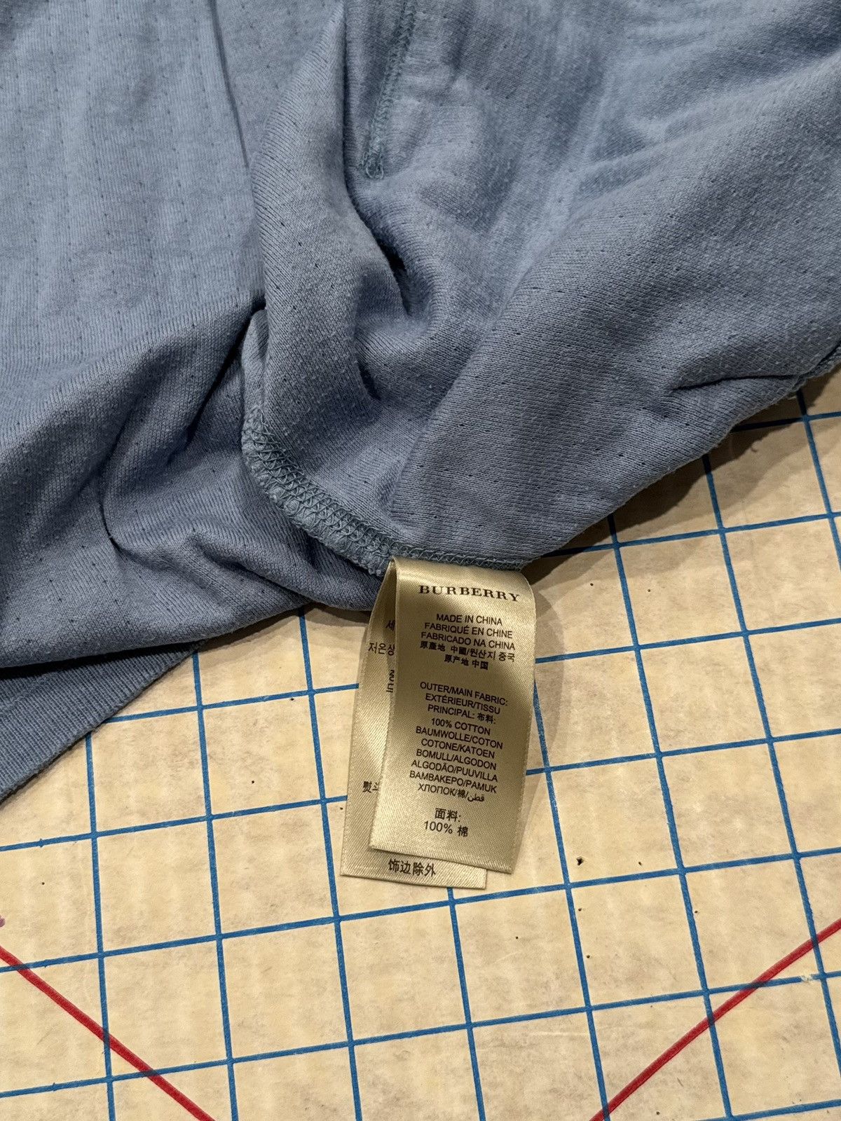 Burberry Burberry Brit Light Blue Full Zip Hoodie Size Small Size S / US 4 / IT 40 - 10 Thumbnail