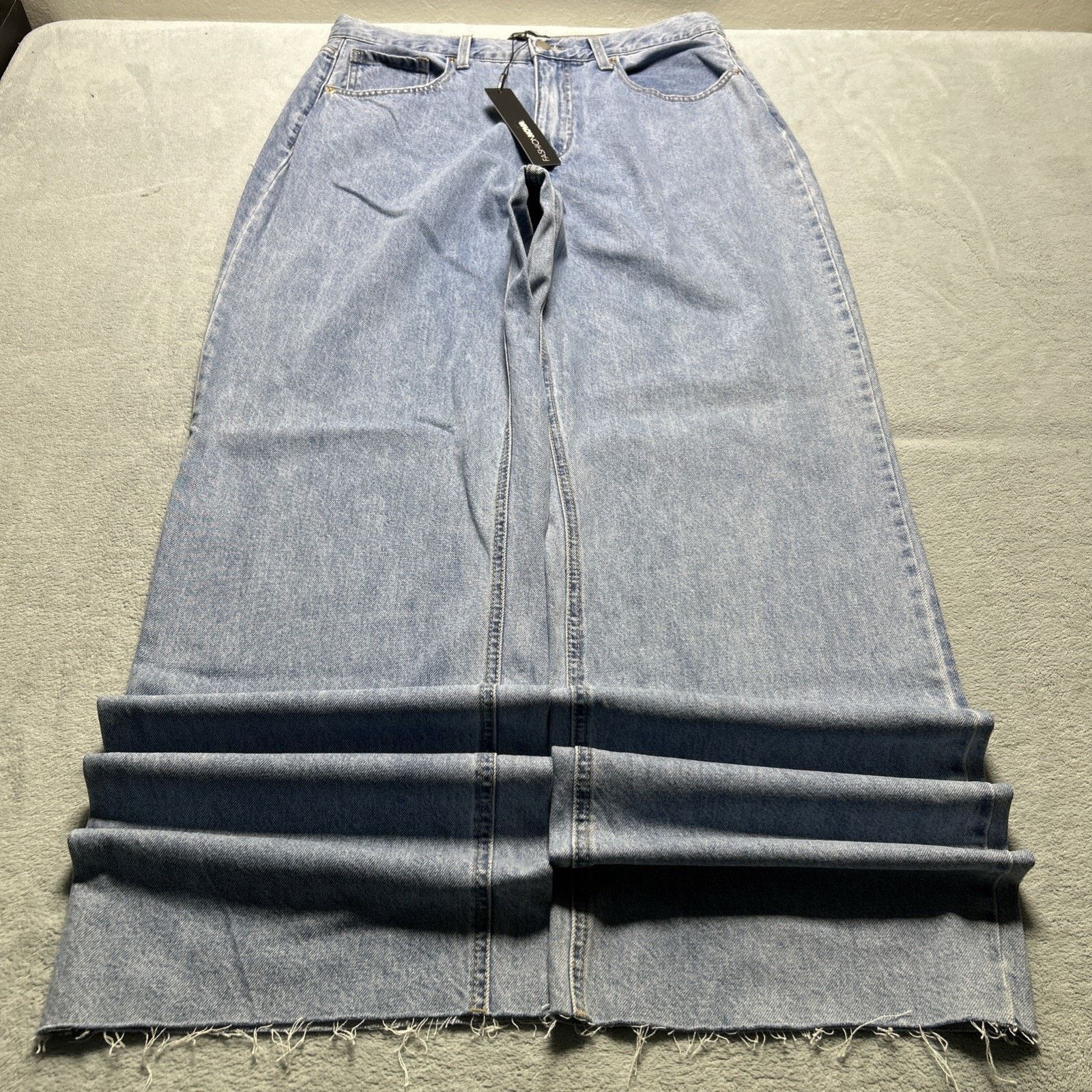 Levi's Beyond Baggy Jeans Womens 13 34x34 Wide Hamilton Raw Loose Size 34" / US 12 / IT 48 - 1 Thumbnail