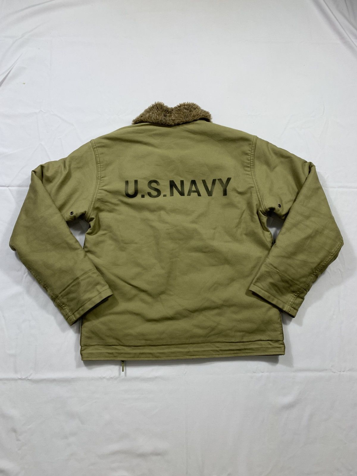 Vintage Vintage Original US Navy Deck Jacket, Alpaca Lined, Size 38 Size US M / EU 48-50 / 2 - 3 Thumbnail