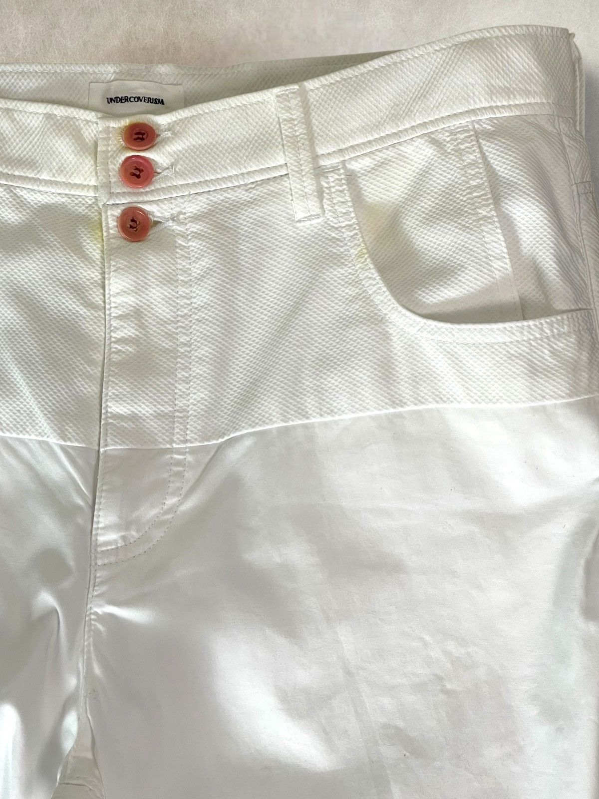 Undercover Ss2013 Undercover white double layered cotton trousers Size US 34 / EU 50 - 5 Thumbnail